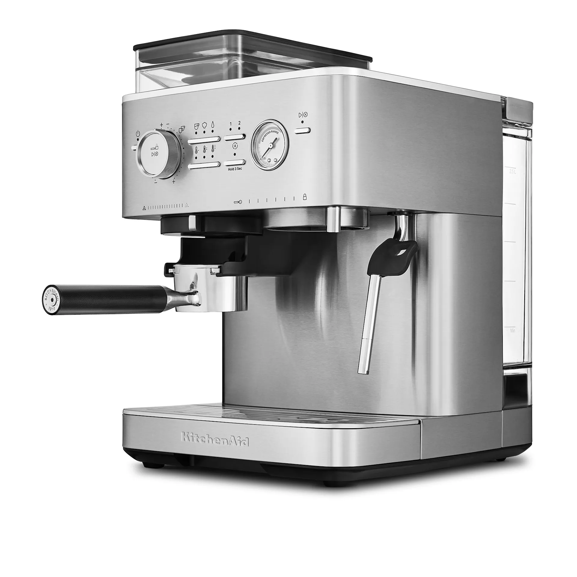 Semi-automatic espresso machine with grinder stainless steel 5KES6551ESX - KitchenAid - NO GA