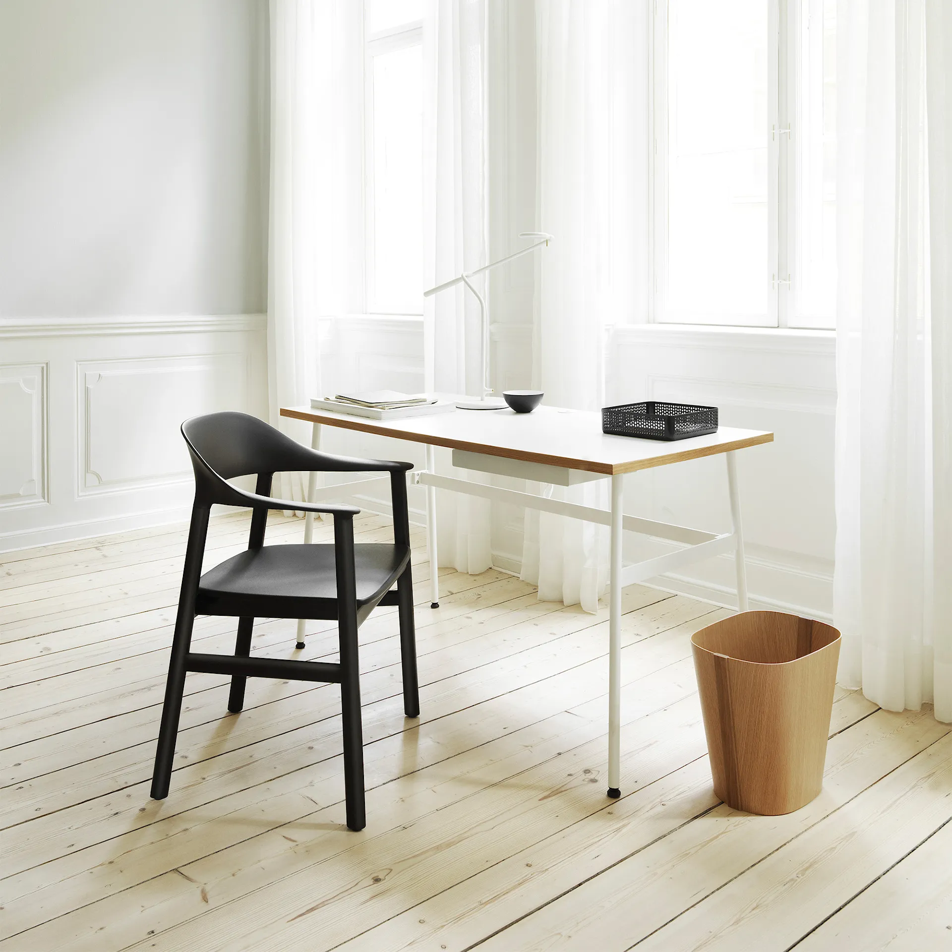 Herit Armchair Black Oak - Normann Copenhagen - NO GA