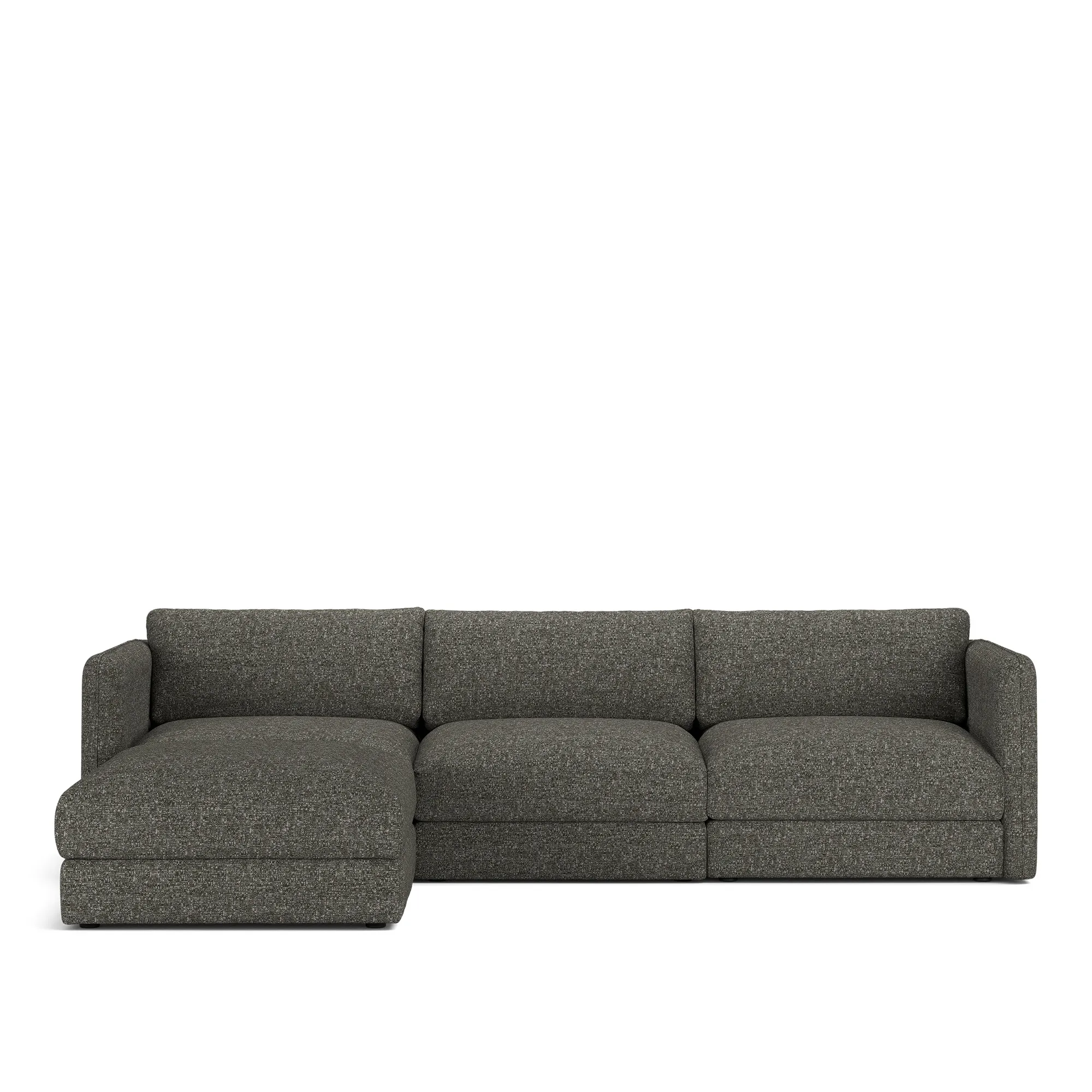 Pavarotti 03 3-personers sofa med fodskammel - 1