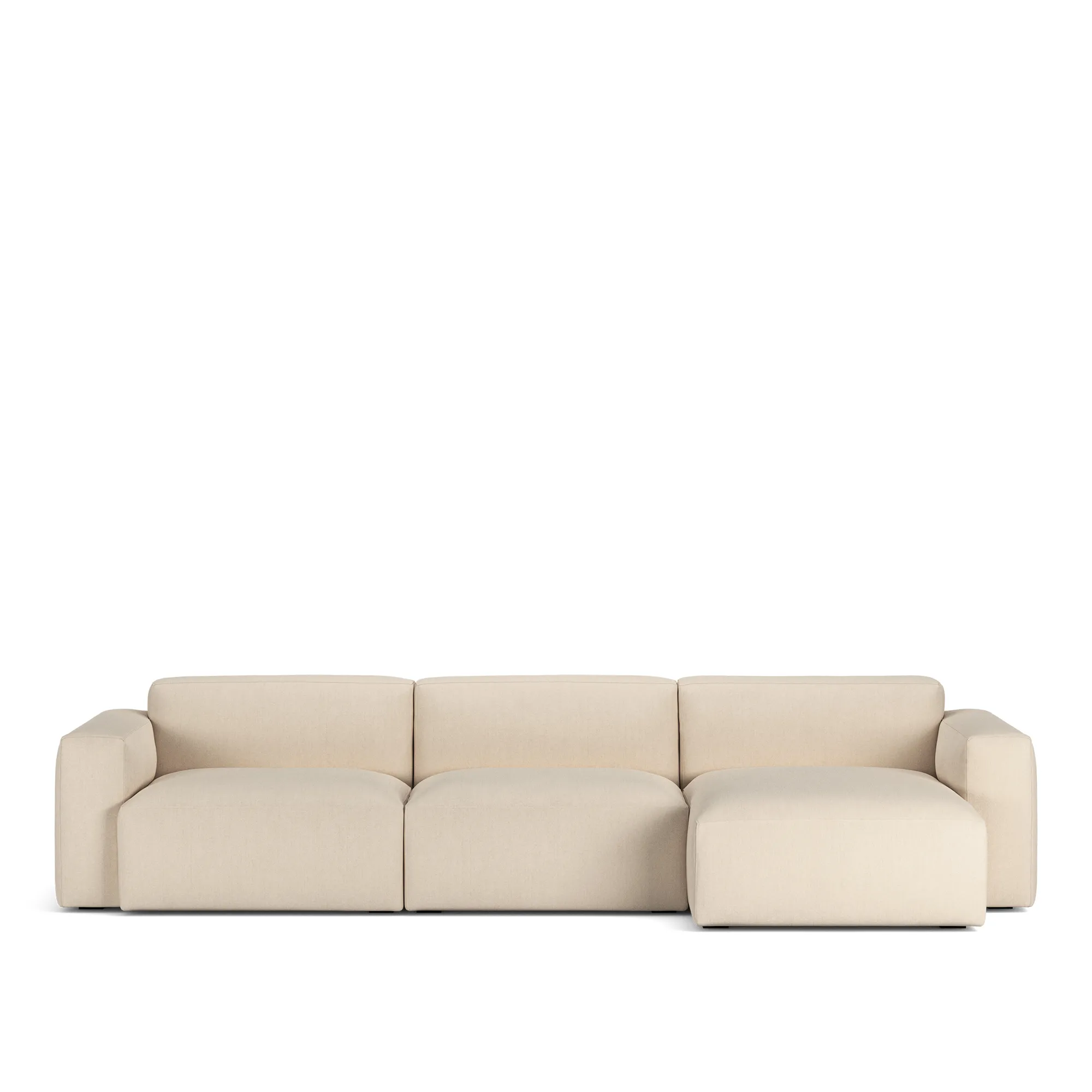 Brick 3-Seater Chaise Lounge Right - 1
