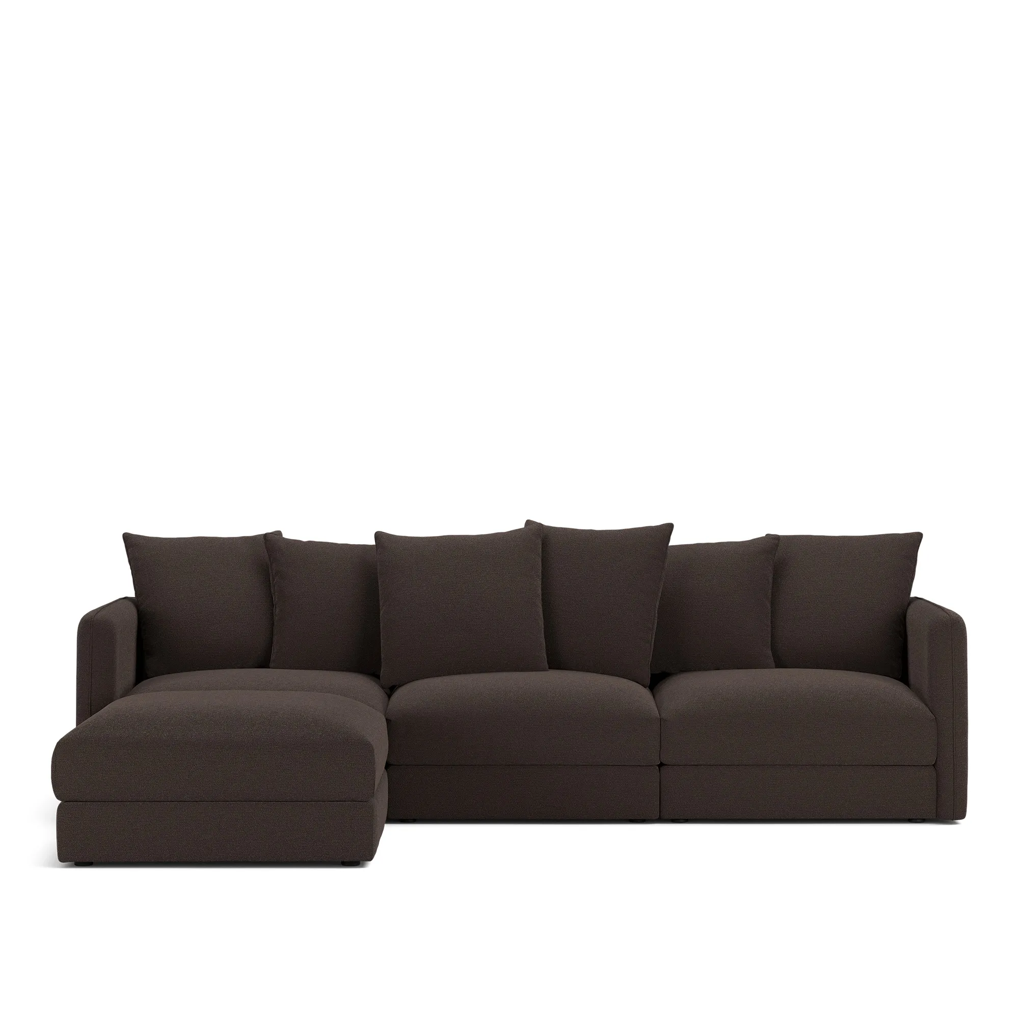 Pavarotti 01 3-personers sofa med fodskammel - 1