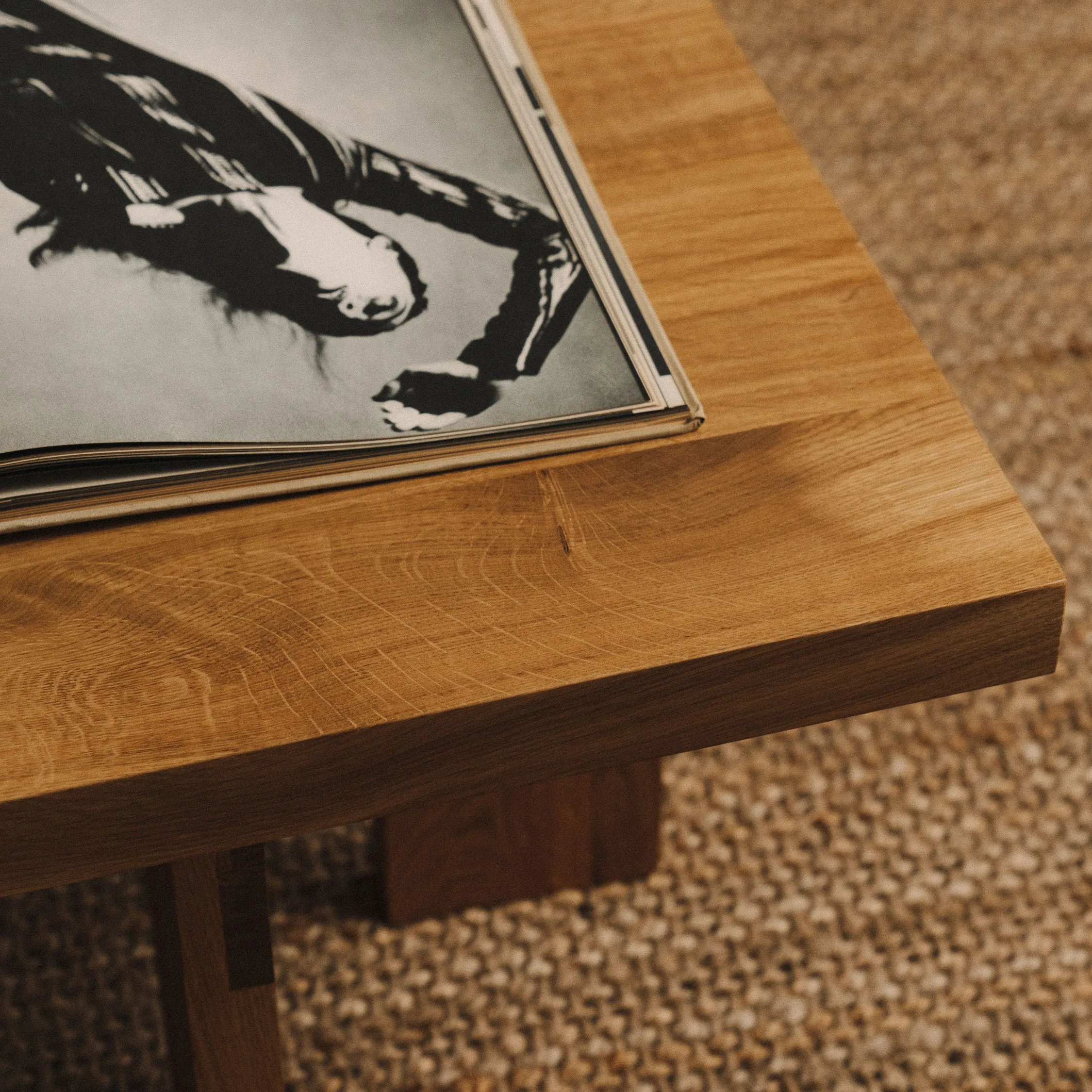Farmhouse Rectangle Coffee Table - 4