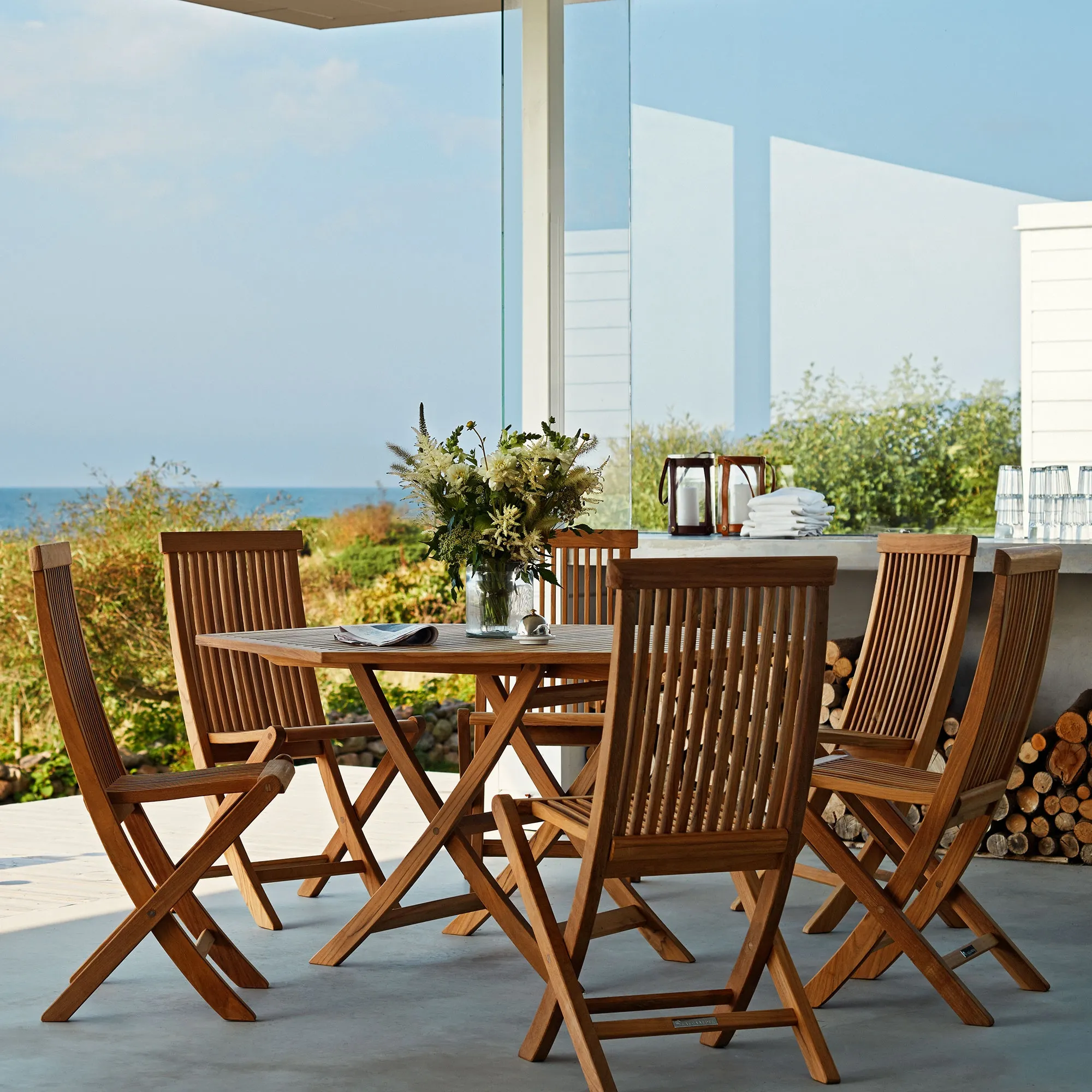 Viken eetkamerset met eettafel en 6 stoelen - 3