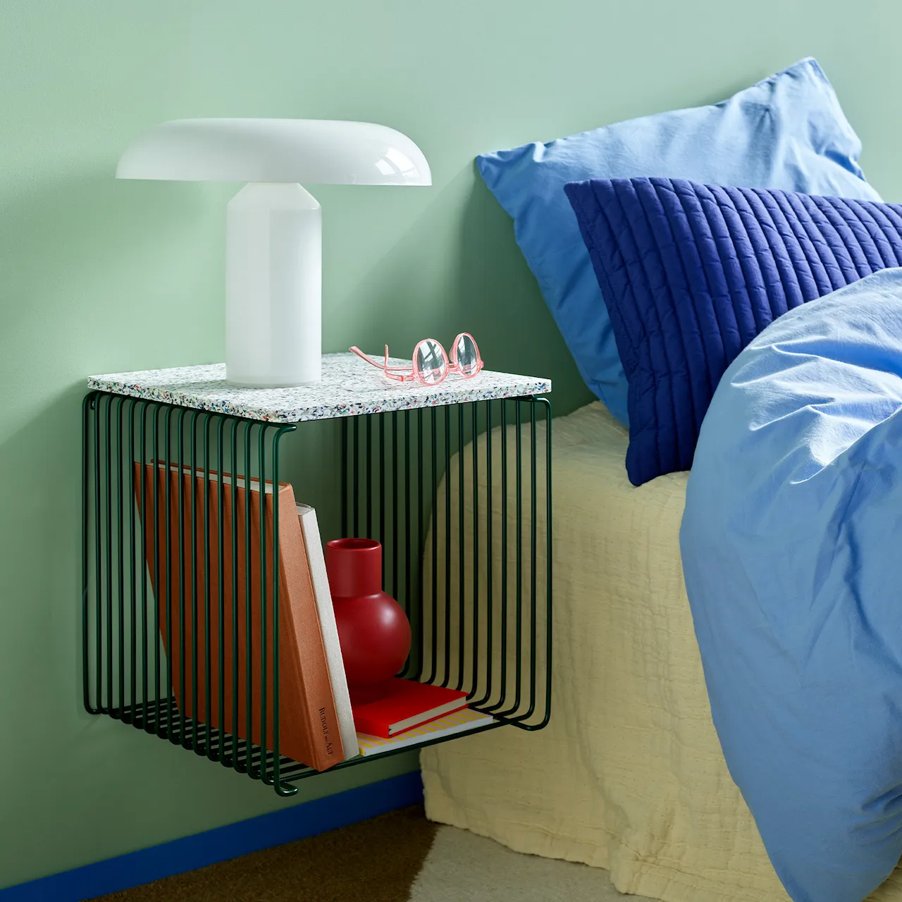 Panton Wire Single shelf, depth 34,8 cm