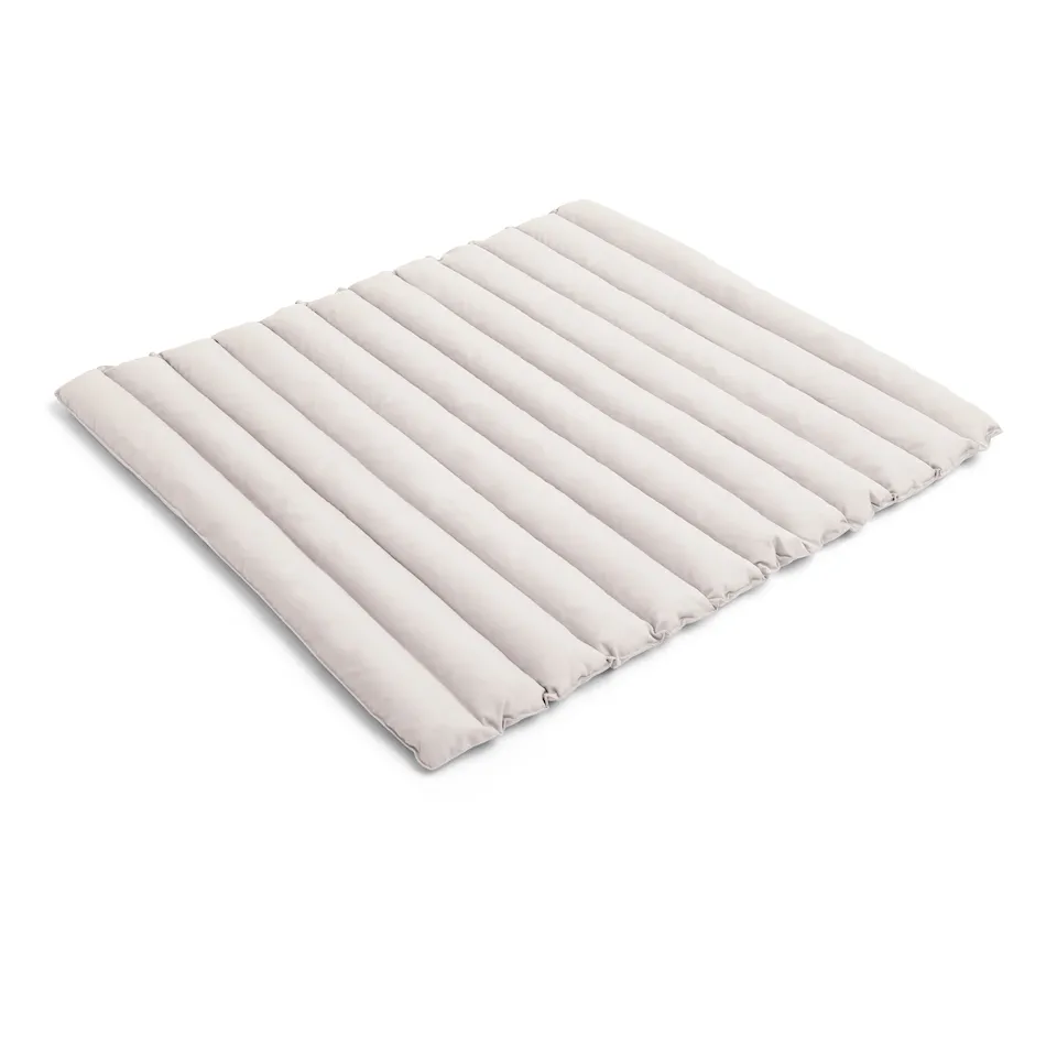 Pehmeä tikattu tyyny palisade sohvalle - Cream White