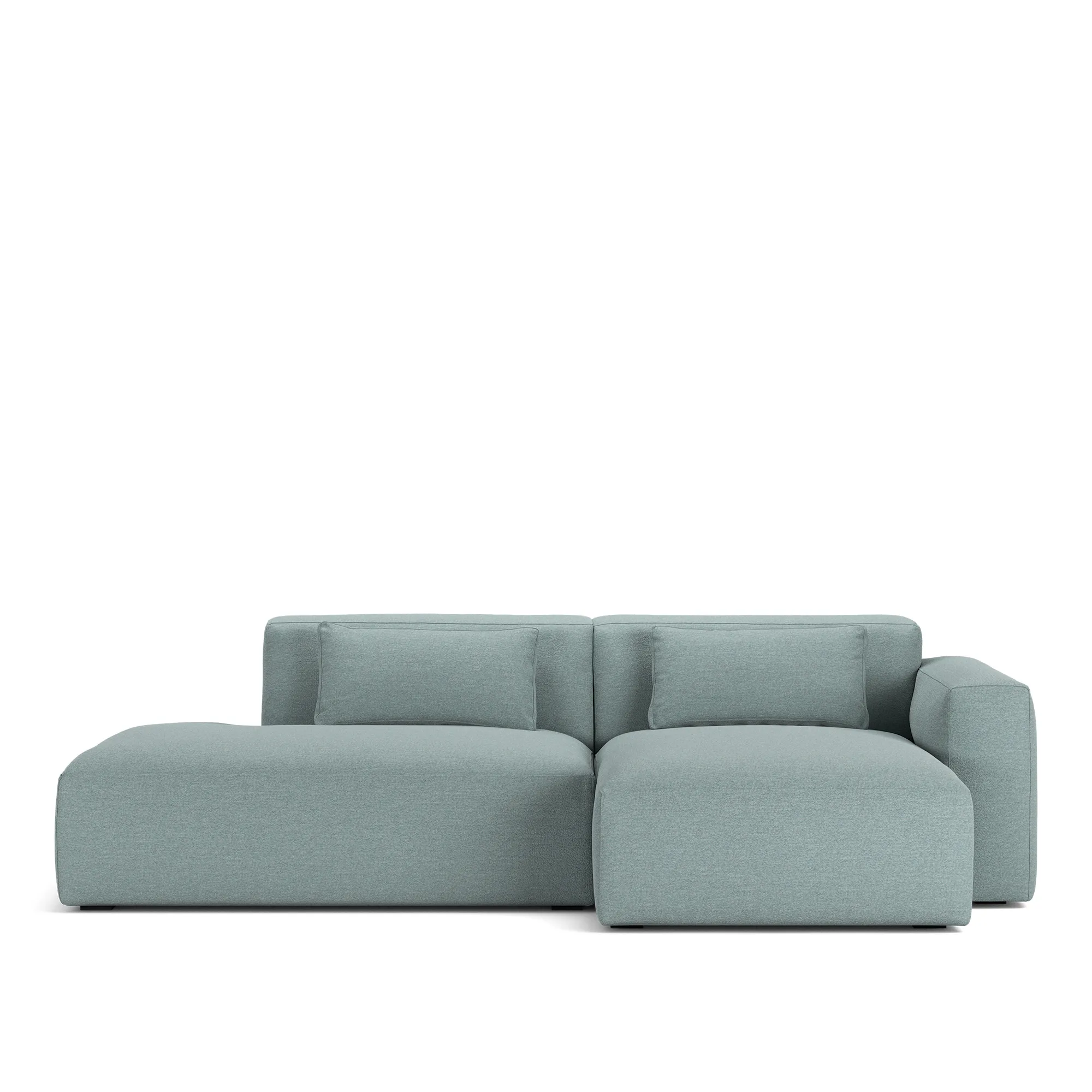 Brick 2-Seater Chaise Lounge Open End Left - 9