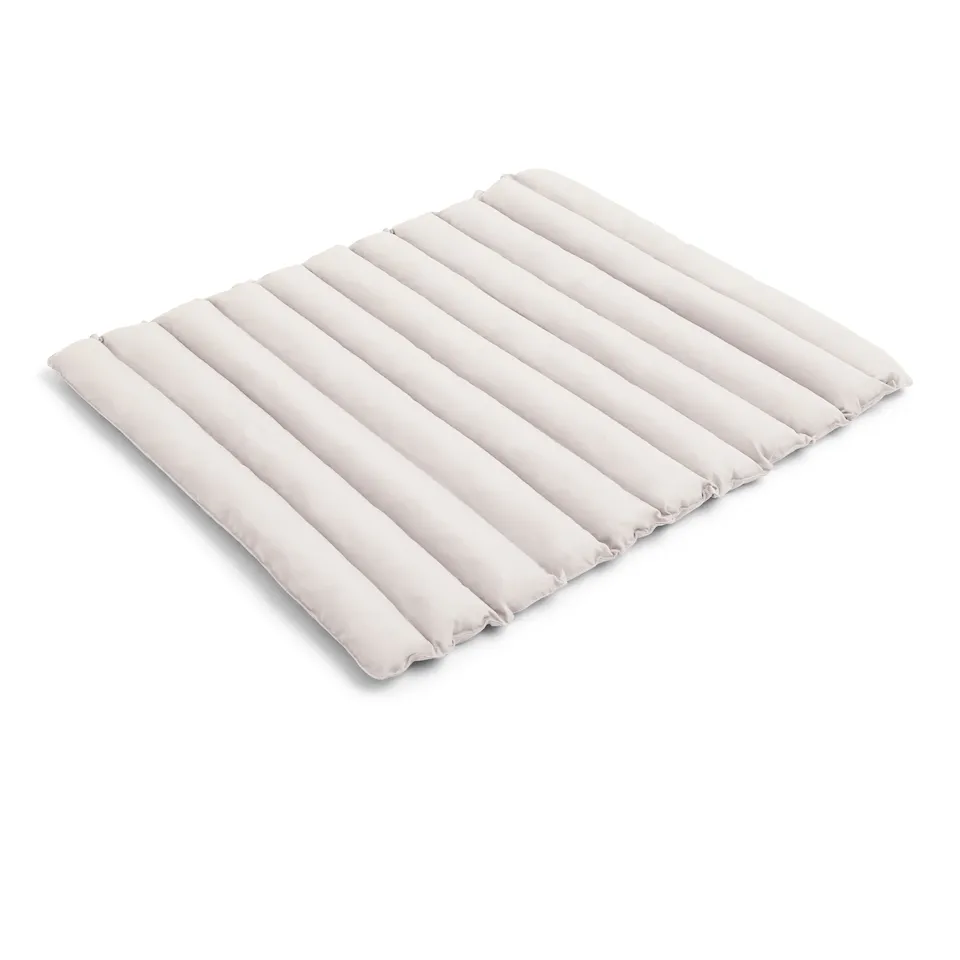 Soft quilted pad for palisade garden bench - Cream white