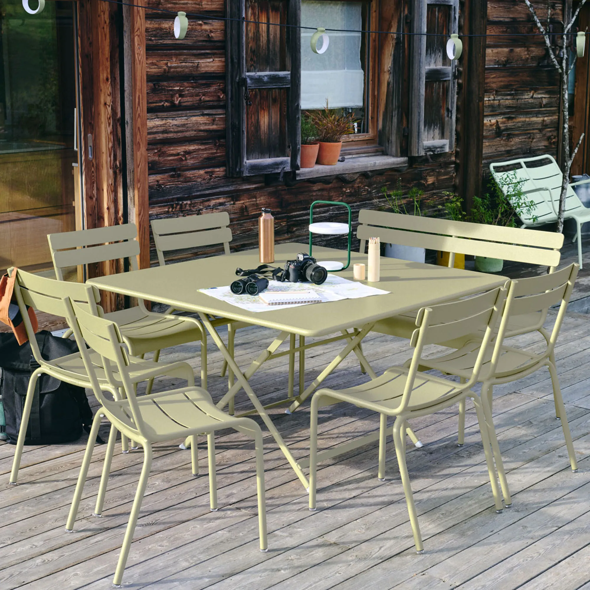 Luxembourg Dining Set Table 143 x 80 cm & 4 Chairs - 6