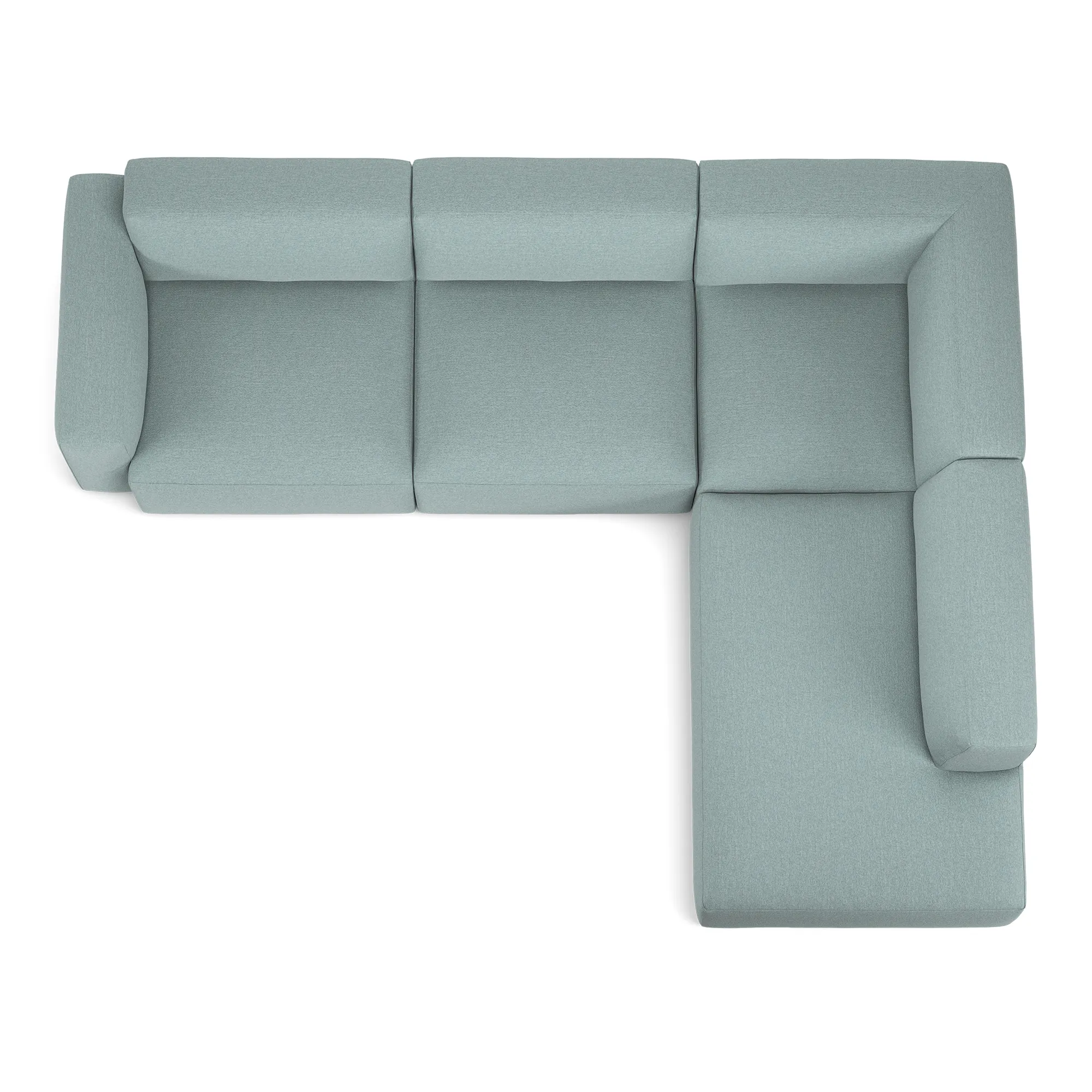 Brick 4-Seater Corner Open End Right - 8