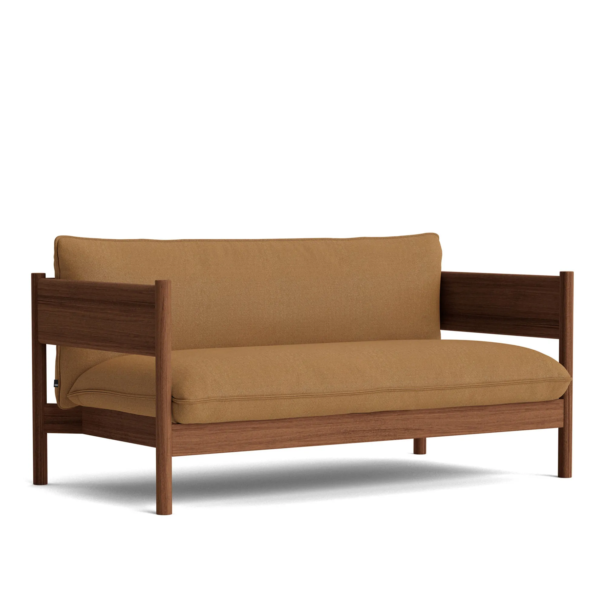 Arbour Club Sofa Oiled Waxed Walnut - 1