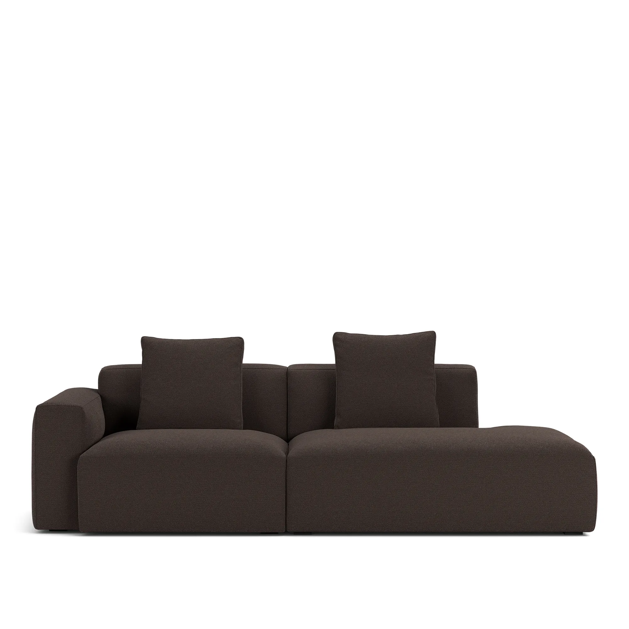 Brick 2-Seater Open End Right - 10
