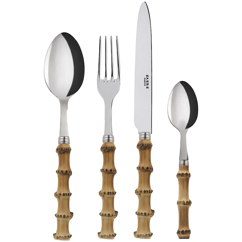 Panda Light Bamboo Cutlery Set