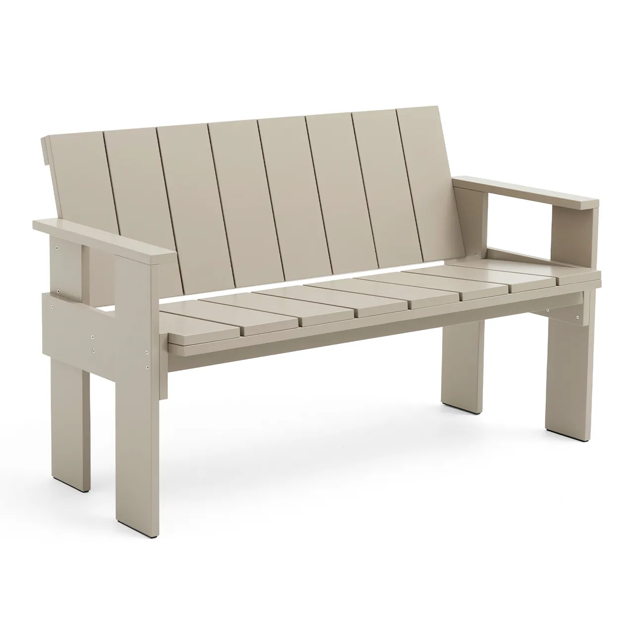 Crate Dining Bench - Black