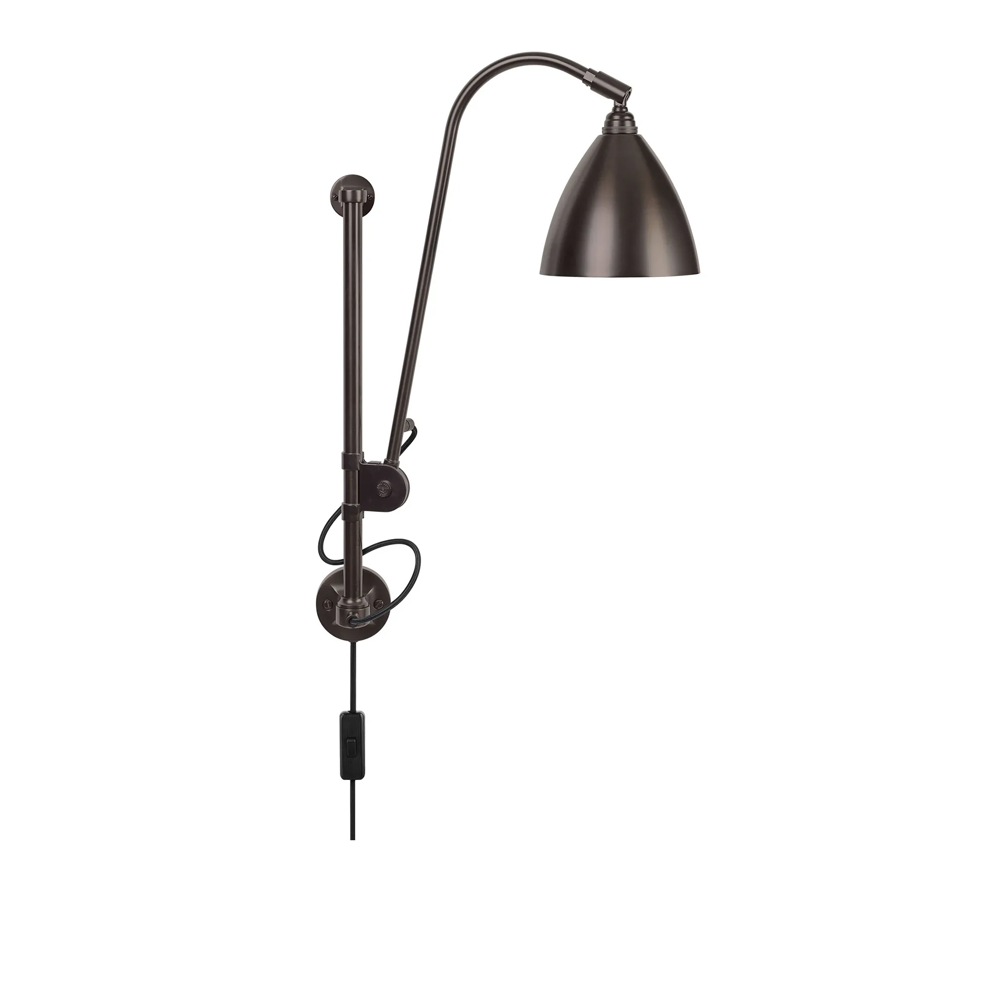 Bestlite BL5 wandlamp zwart messing - 1