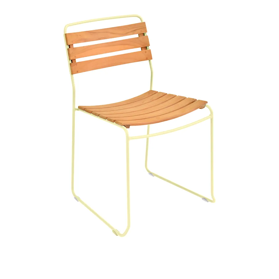 Surprising Teak Chair - Frosted Lemon