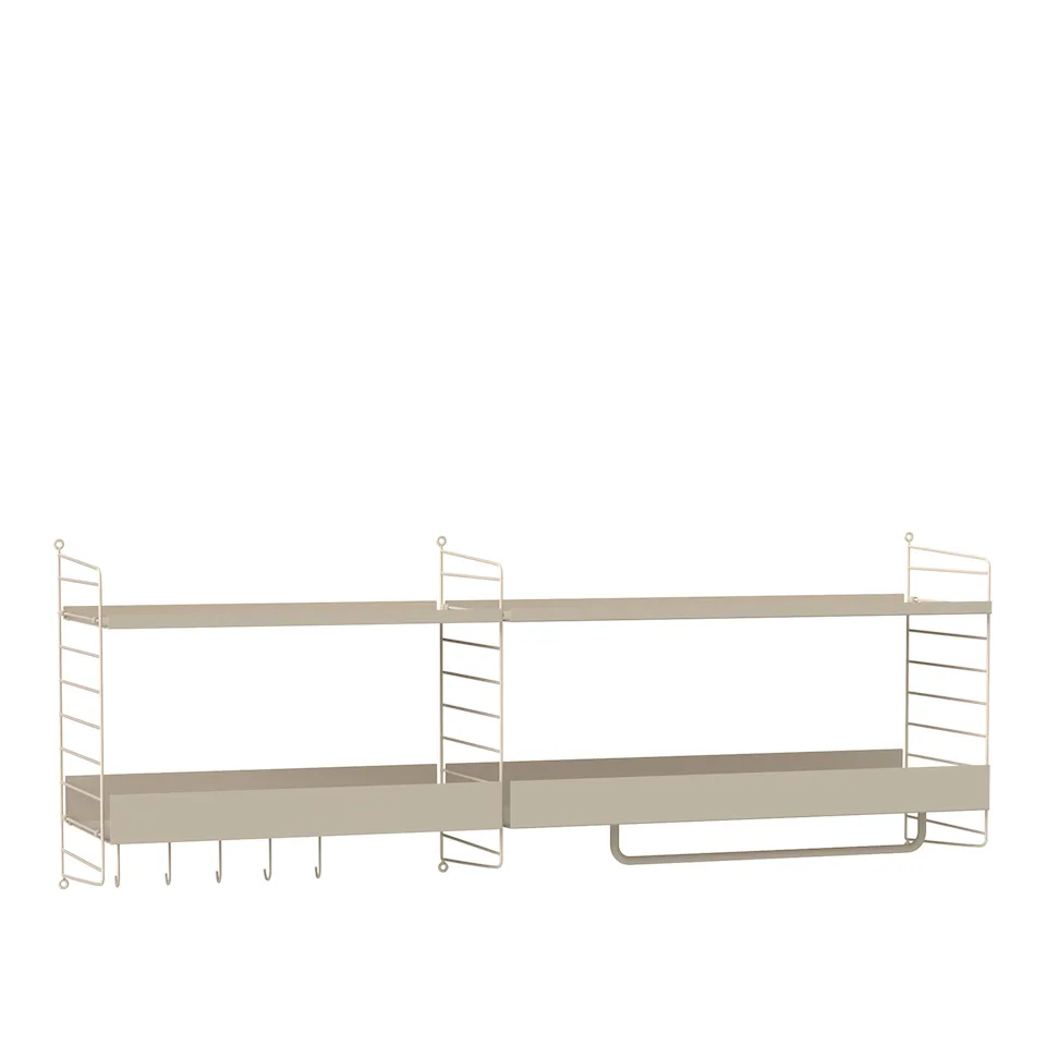Hall Hyllsystem J Beige / Beige