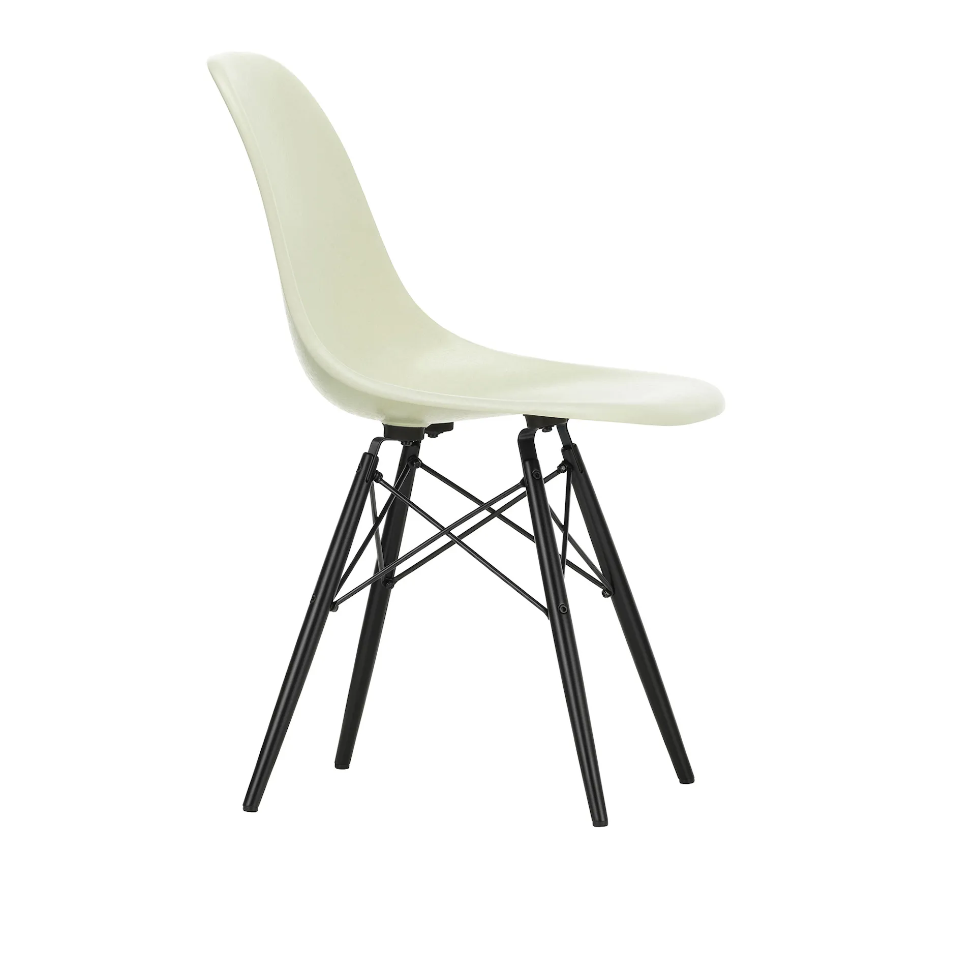 Eames Fiberglass Chair DSW Black Maple - Vitra - Charles & Ray Eames - NO GA