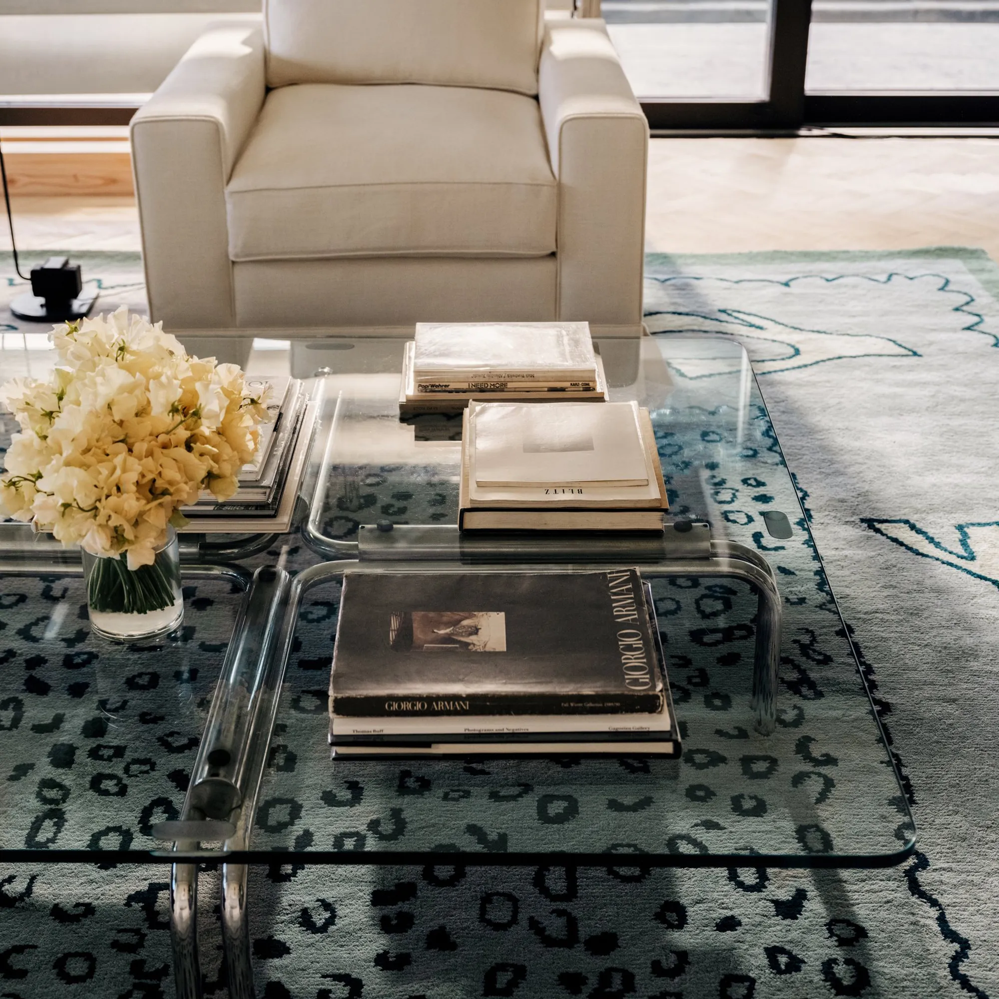 Columba Blue wool rug - 4