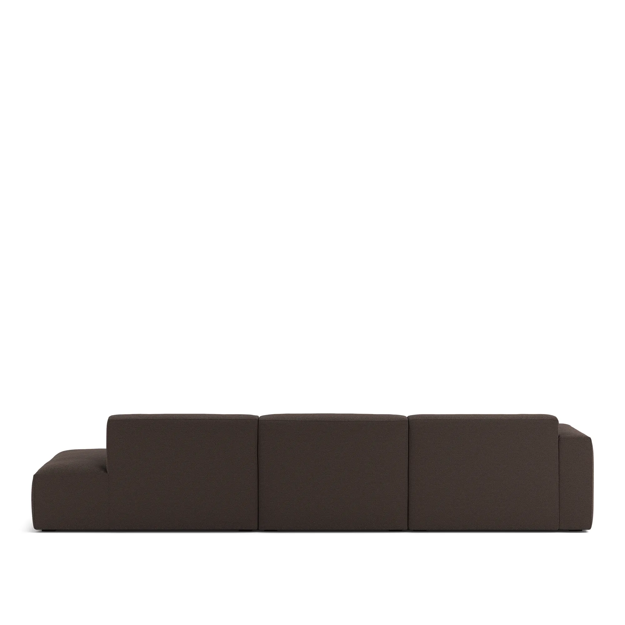 Brick 3-Seater Chaise Lounge Open End Right - 6