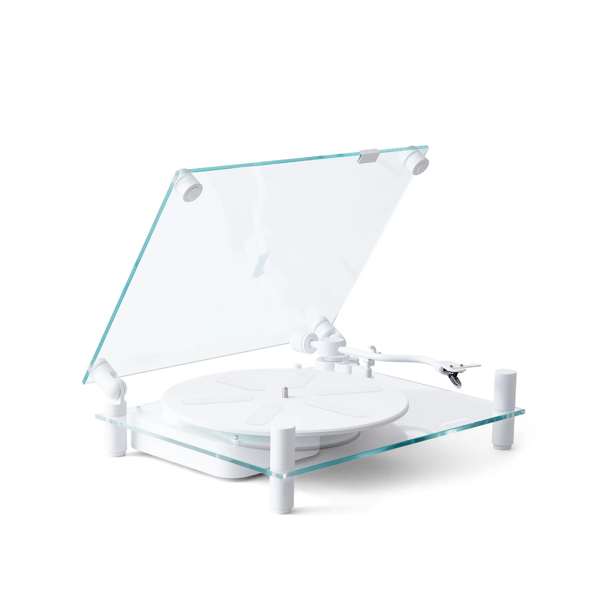 Transparent Turntable - White - Transparent Sound - NO GA