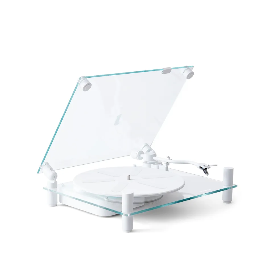 Transparent Turntable - White