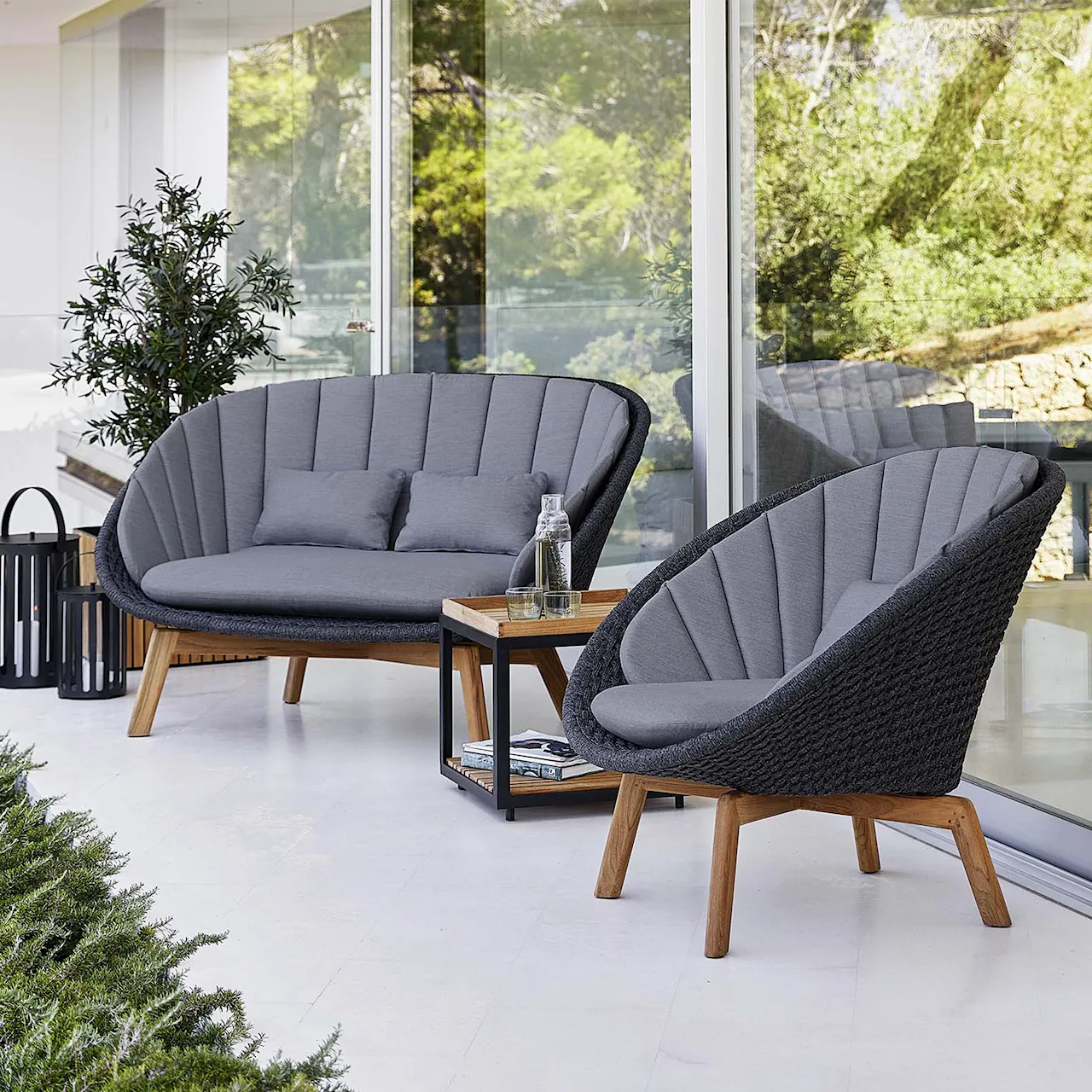 Peacock Lounge Chair Pudesæt