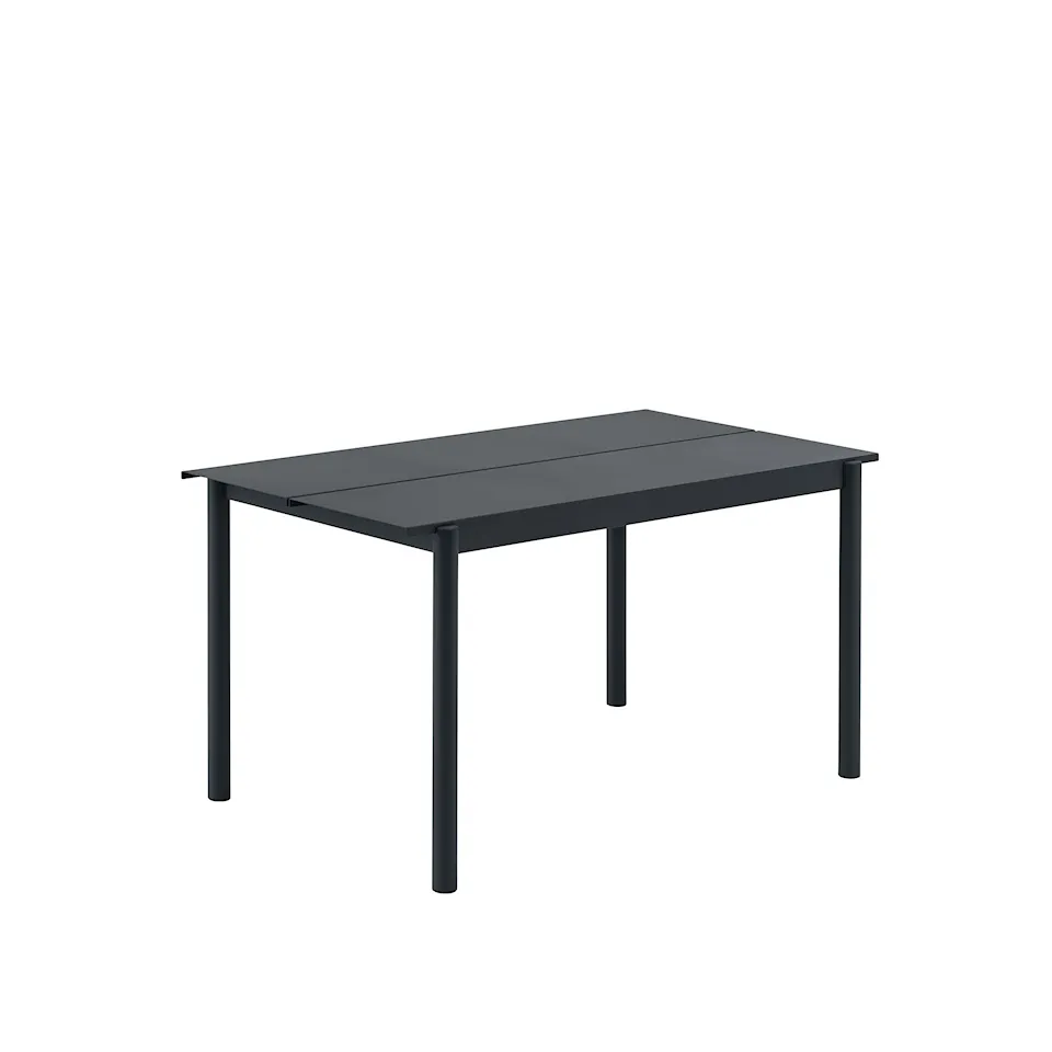 Linear Steel Table 140cm Black