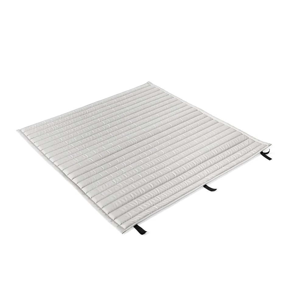 Gewatteerd kussen voor palissade tuinbank - Sky Grey