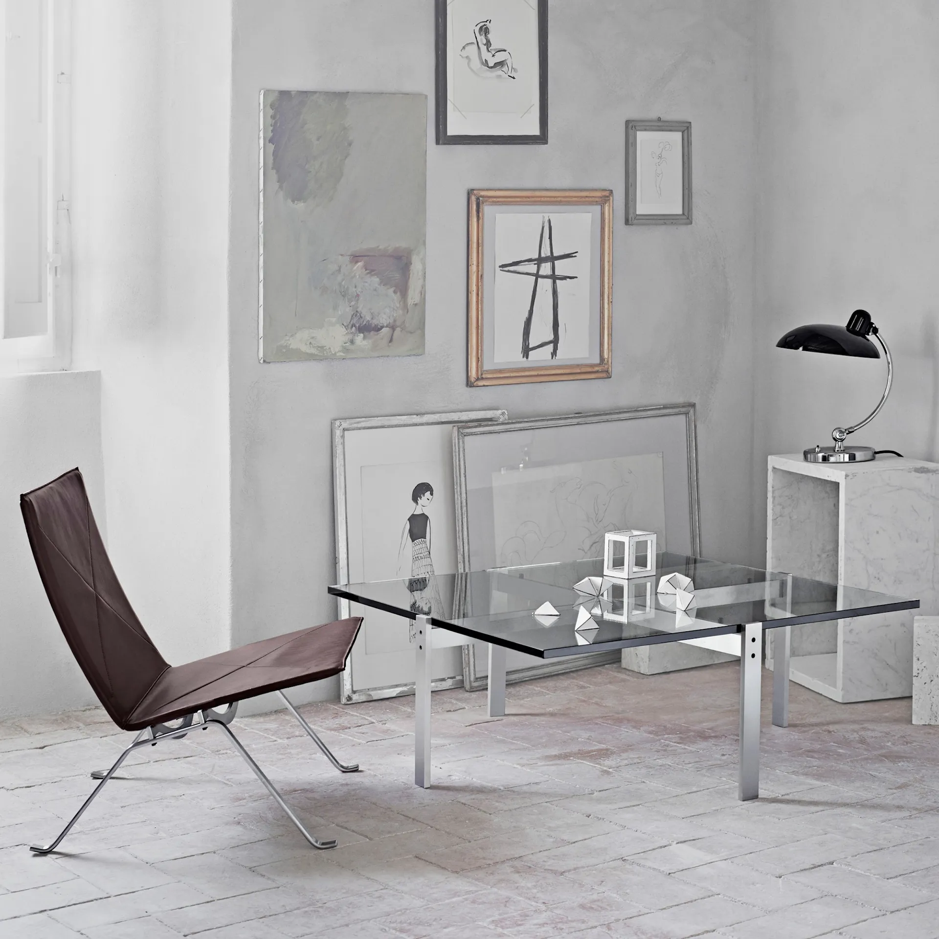 PK22 - Leather - Fritz Hansen - Poul Kjærholm - NO GA