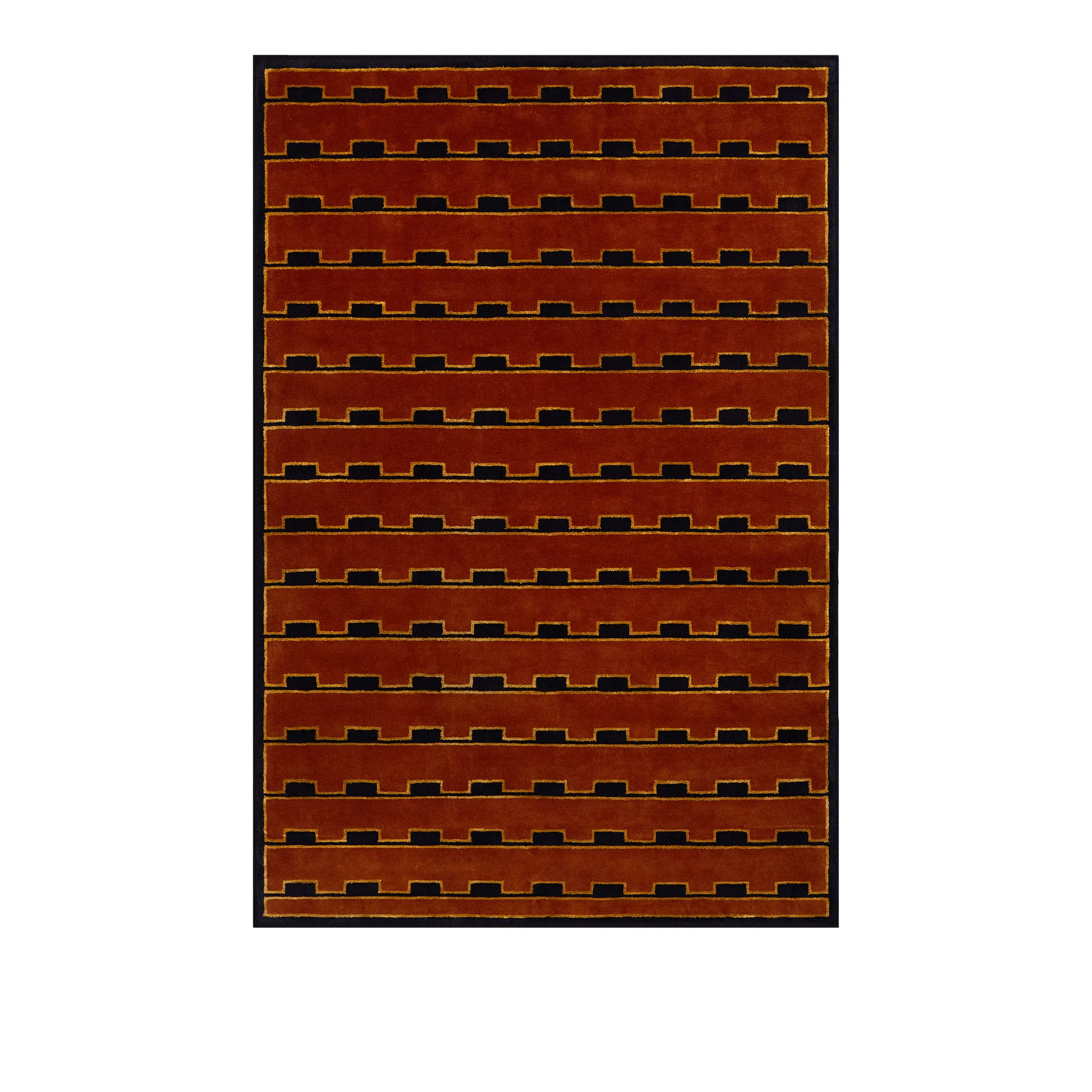 Gild 02 Red Wool Rug