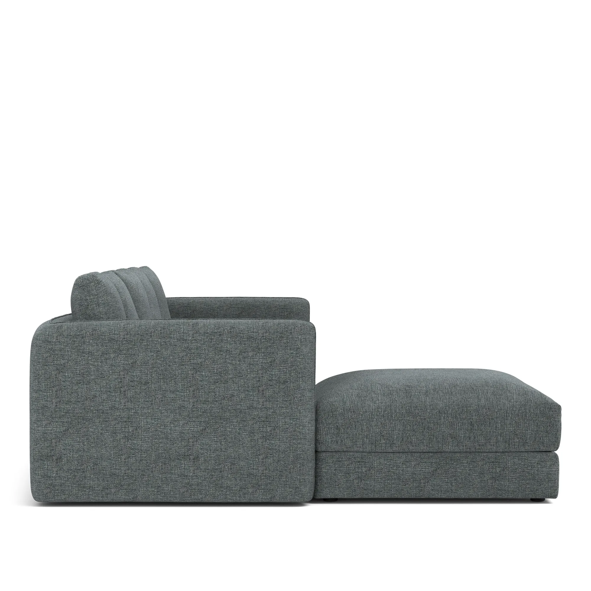 Pavarotti 02 3-personers sofa med fodskammel - 5