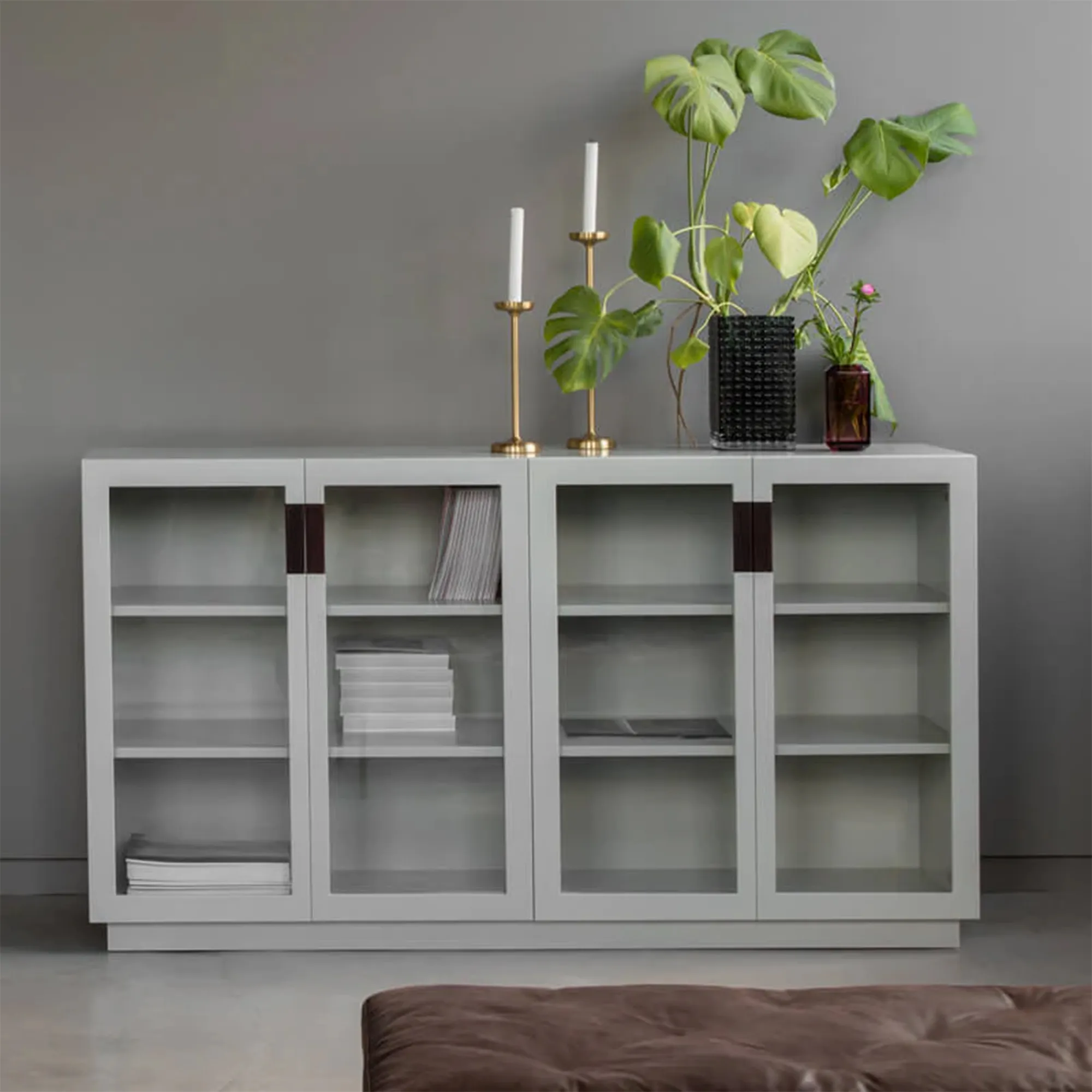 Frame 160 Medium, Glass Doors Light Grey - 2