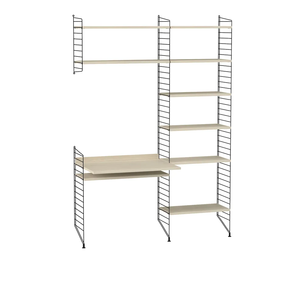 Office shelving system G ash/black