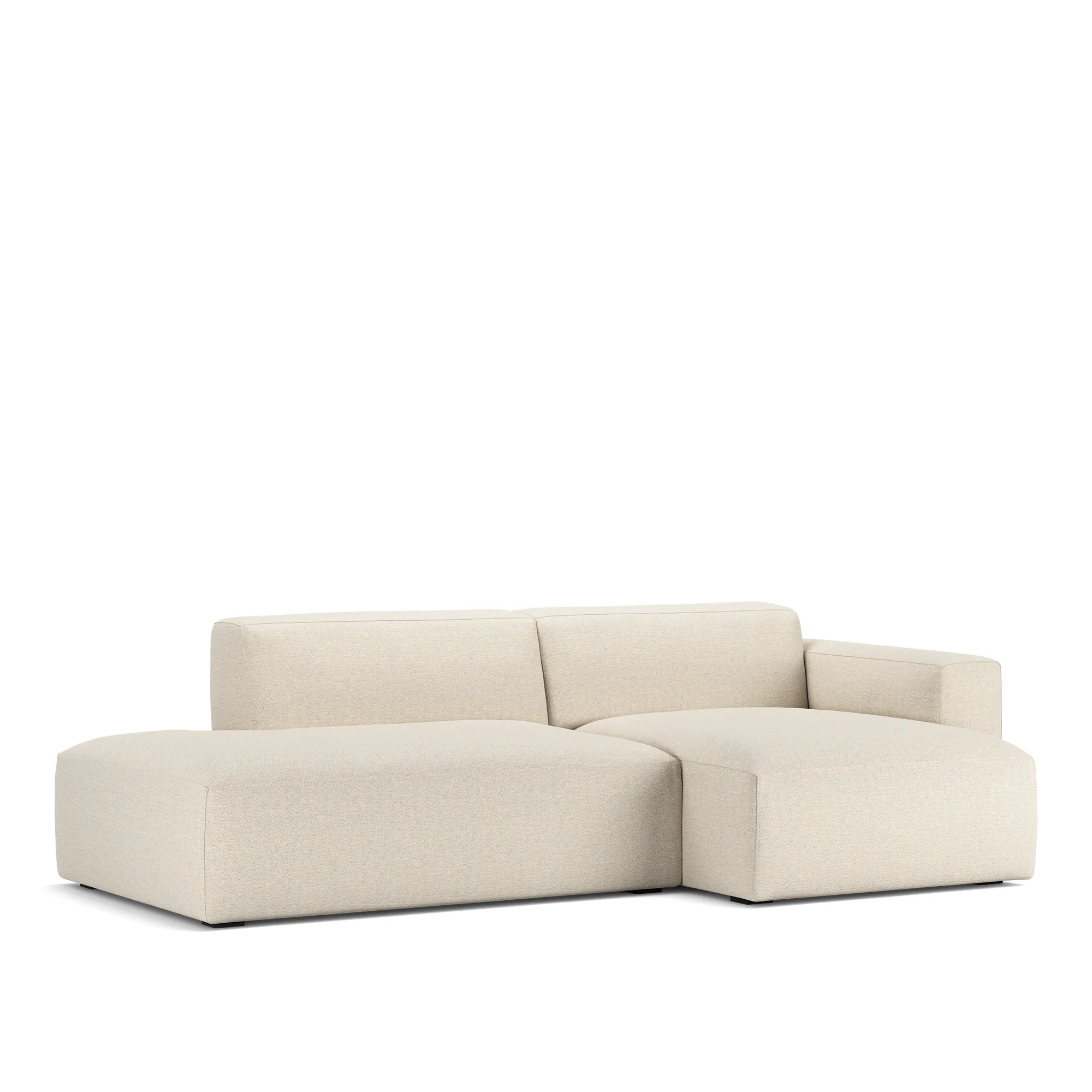 Brick 2-Seater Chaise Lounge Open End Left - 2