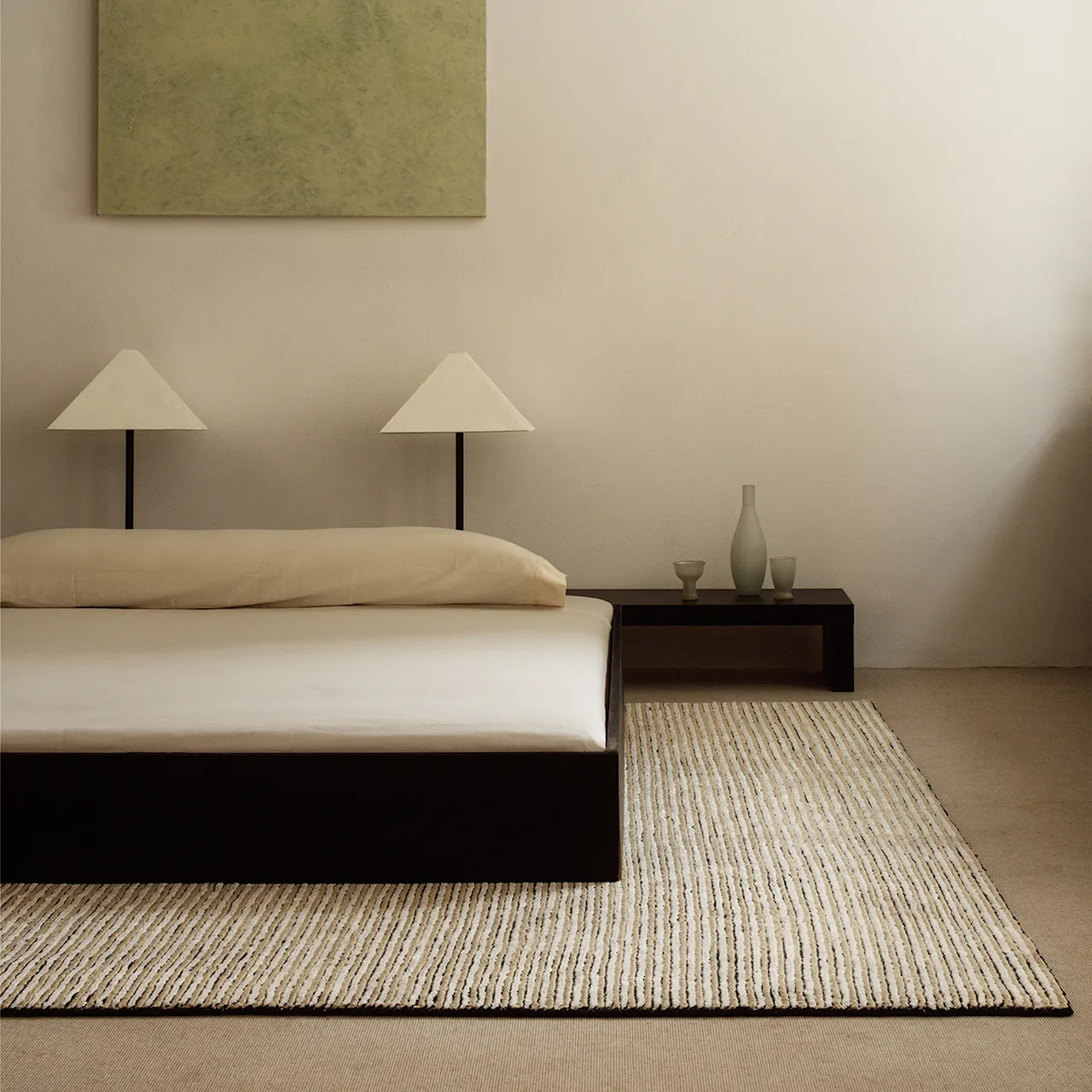 Twin 01 Natural Linen & Jute Rug