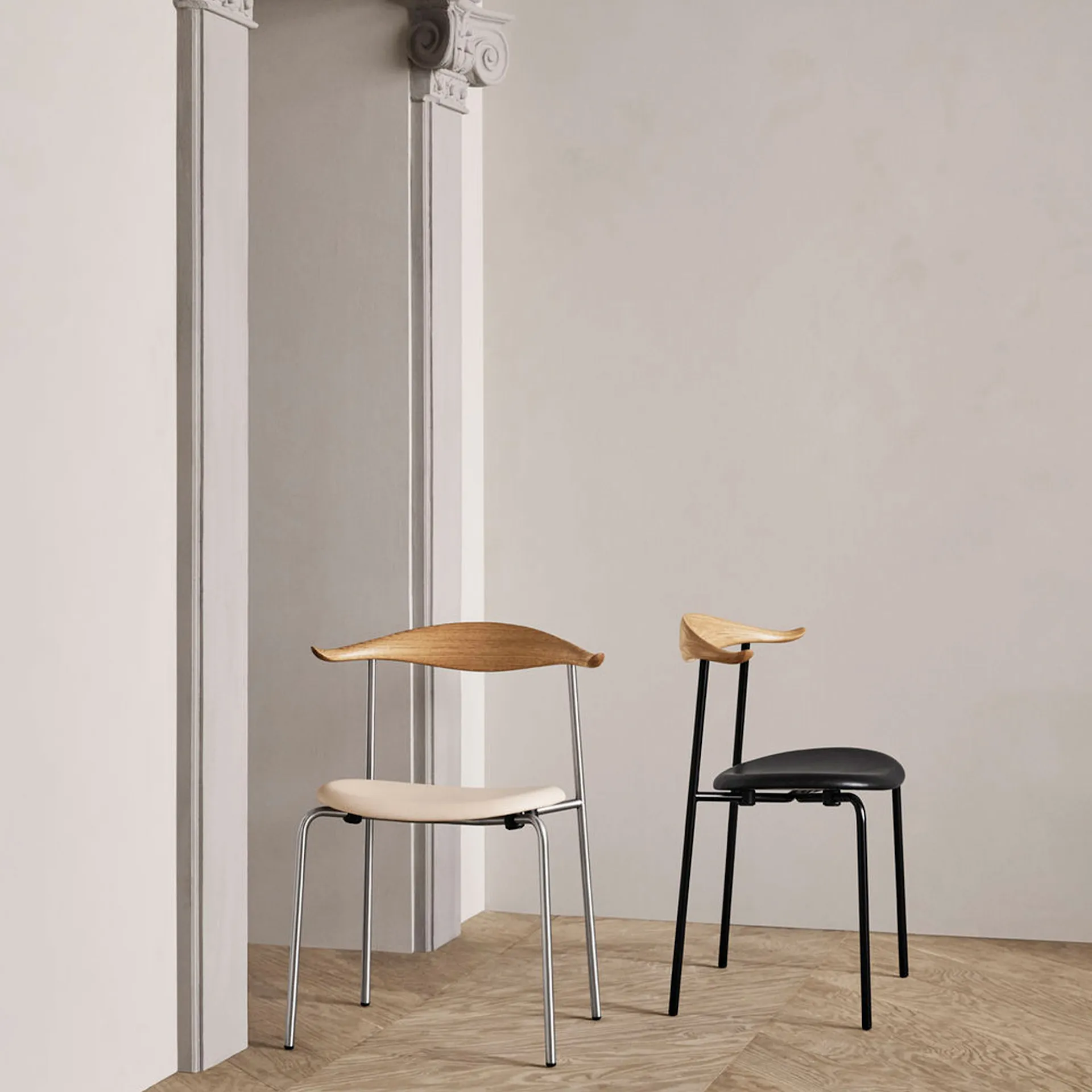 CH88P - Black steel - Carl Hansen - Hans J. Wegner - NO GA