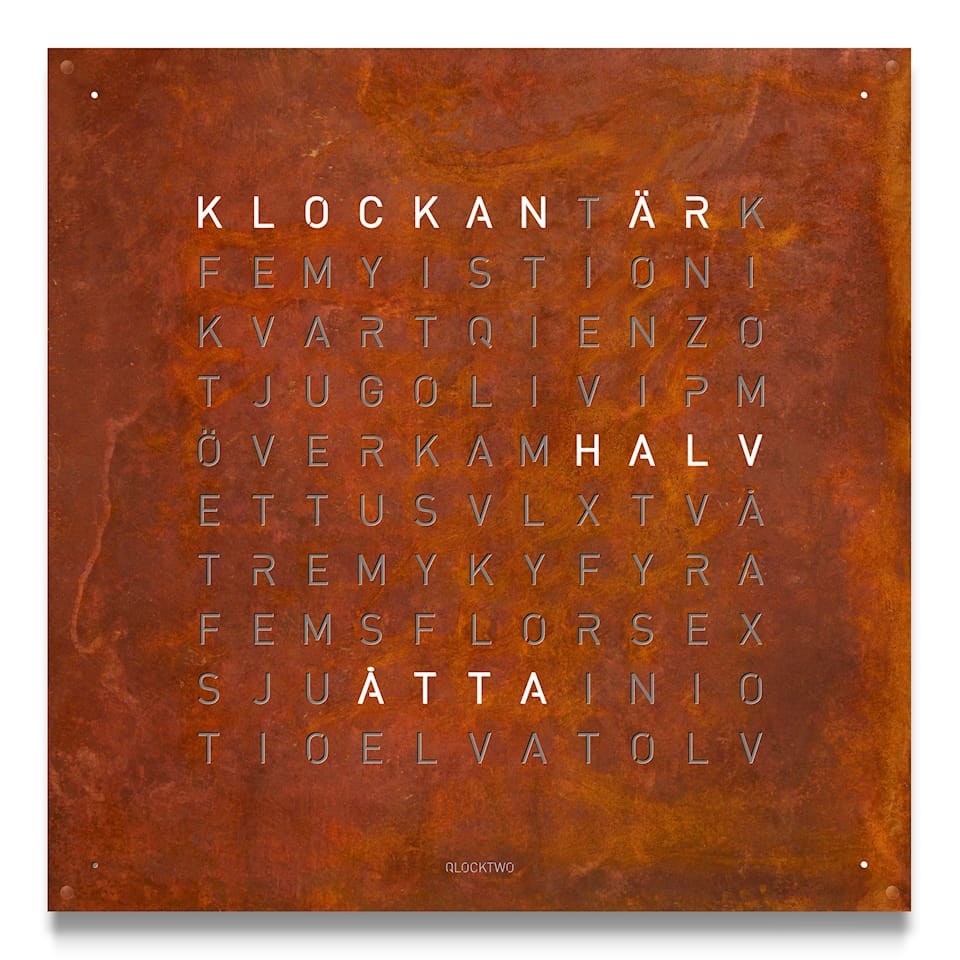 Qlocktwo – Unika klockor med stil och funktion | Nordiska Galleriet