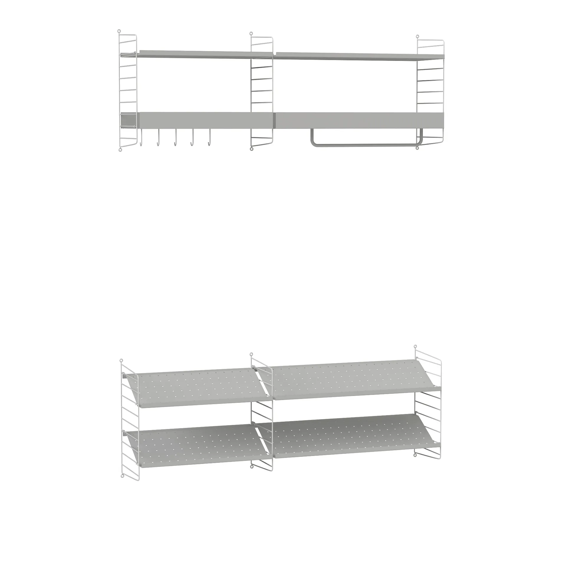 Hall shelving system H - String - Nils Strinning - NO GA