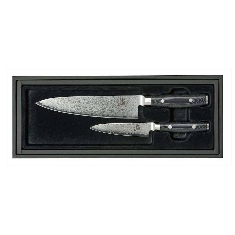 Yaxell Ran Set 2-Part Chef 20Cm &amp; Utility Knife 12Cm