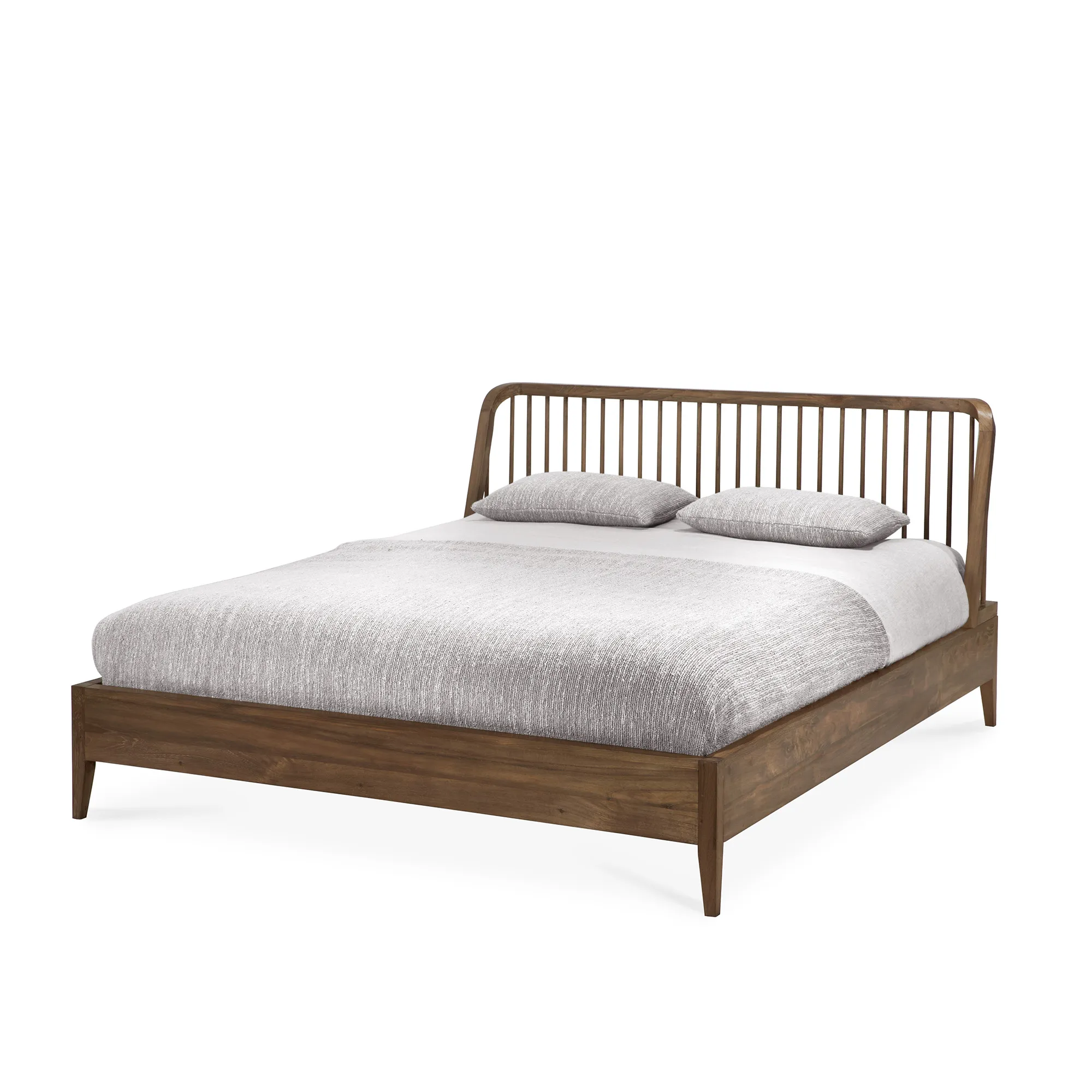 Spindle Bed Black Oak