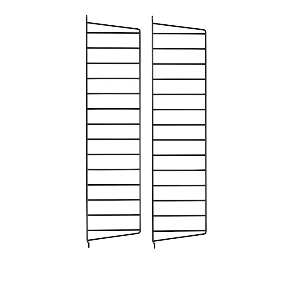 Wall panel 75x20cm 2-pack black