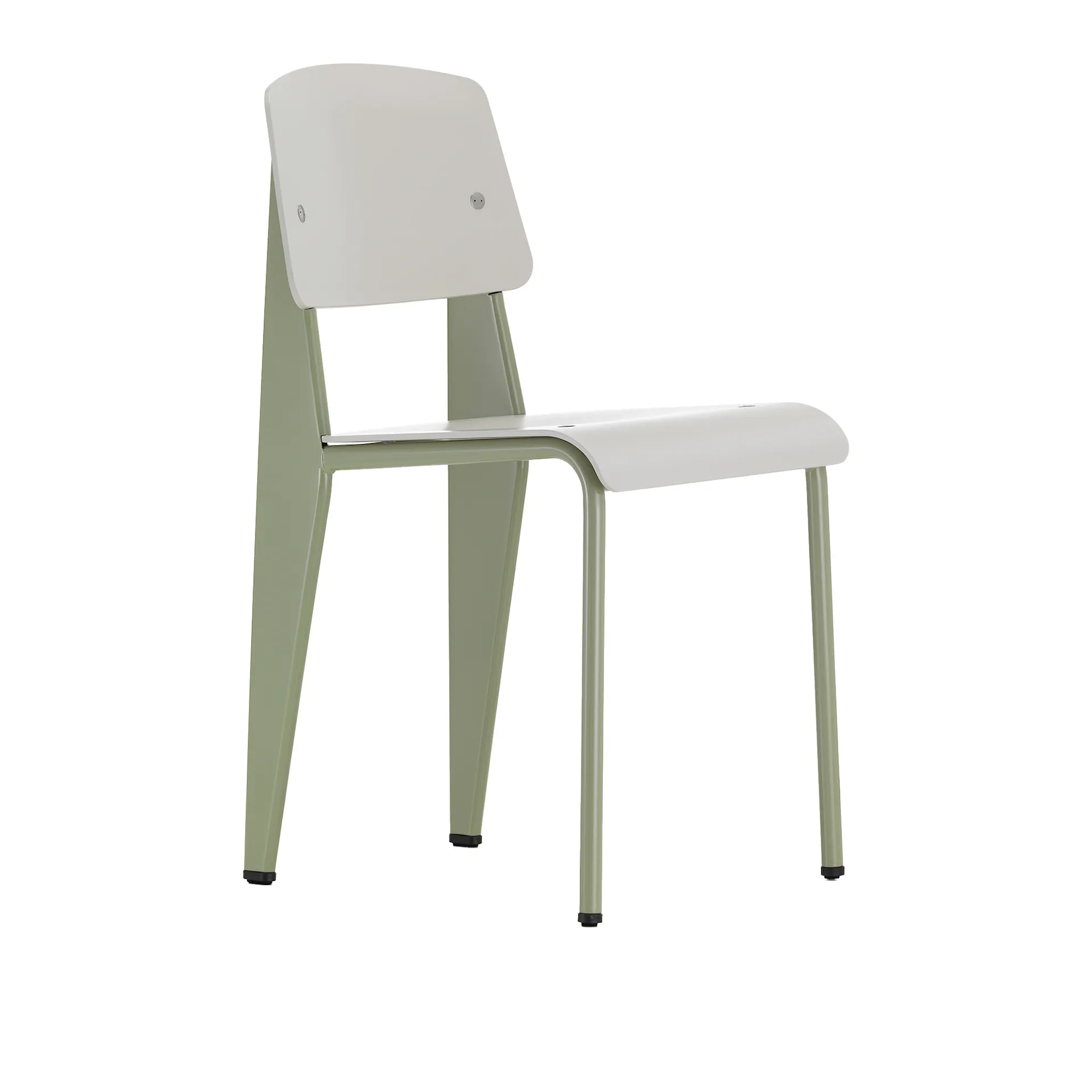 Standard SP eetkamerstoel Warm Grey - Vitra - Jean Prouvé - NO GA