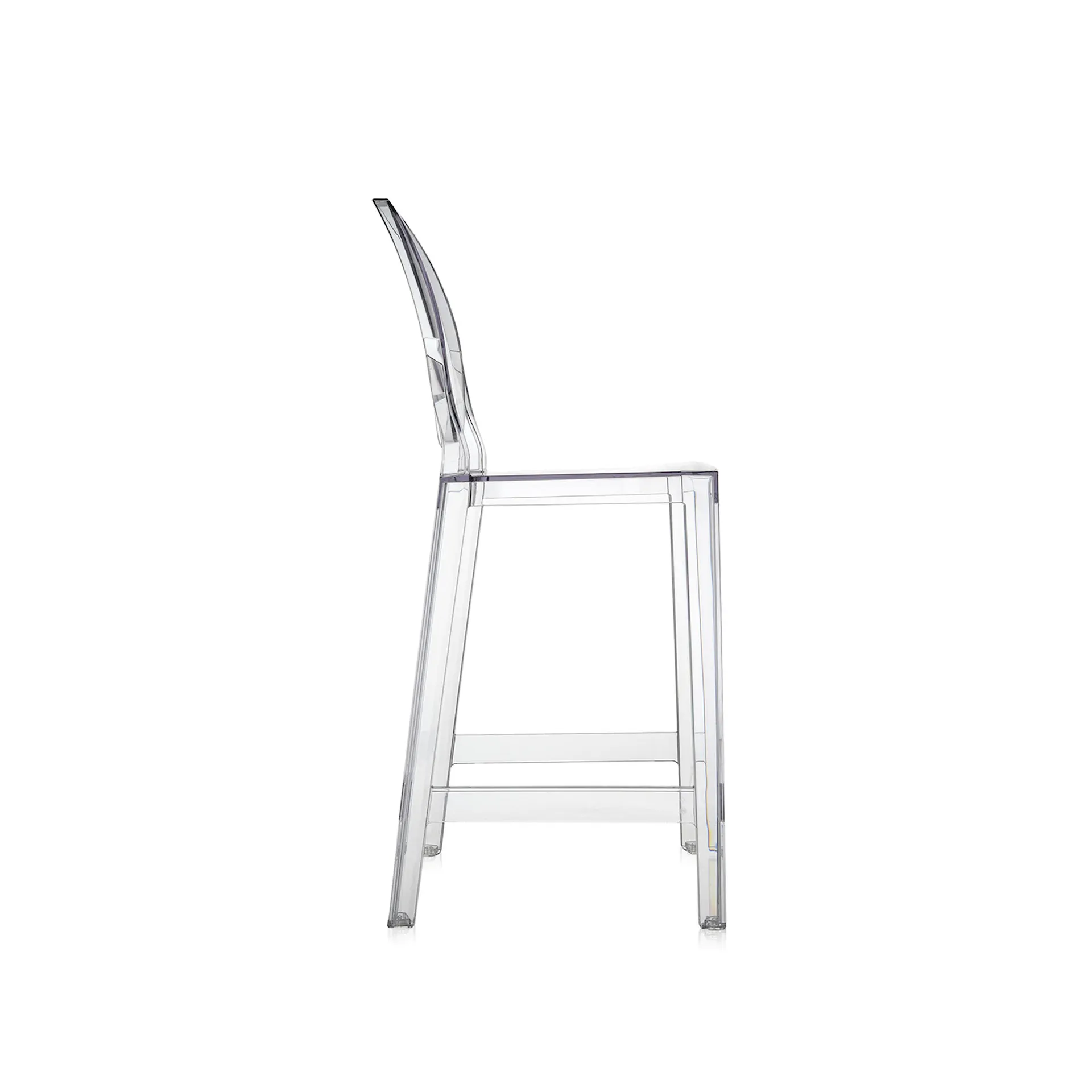 One More Stool Oval Back Rest H.65 cm - Kartell - Philippe Starck - NO GA