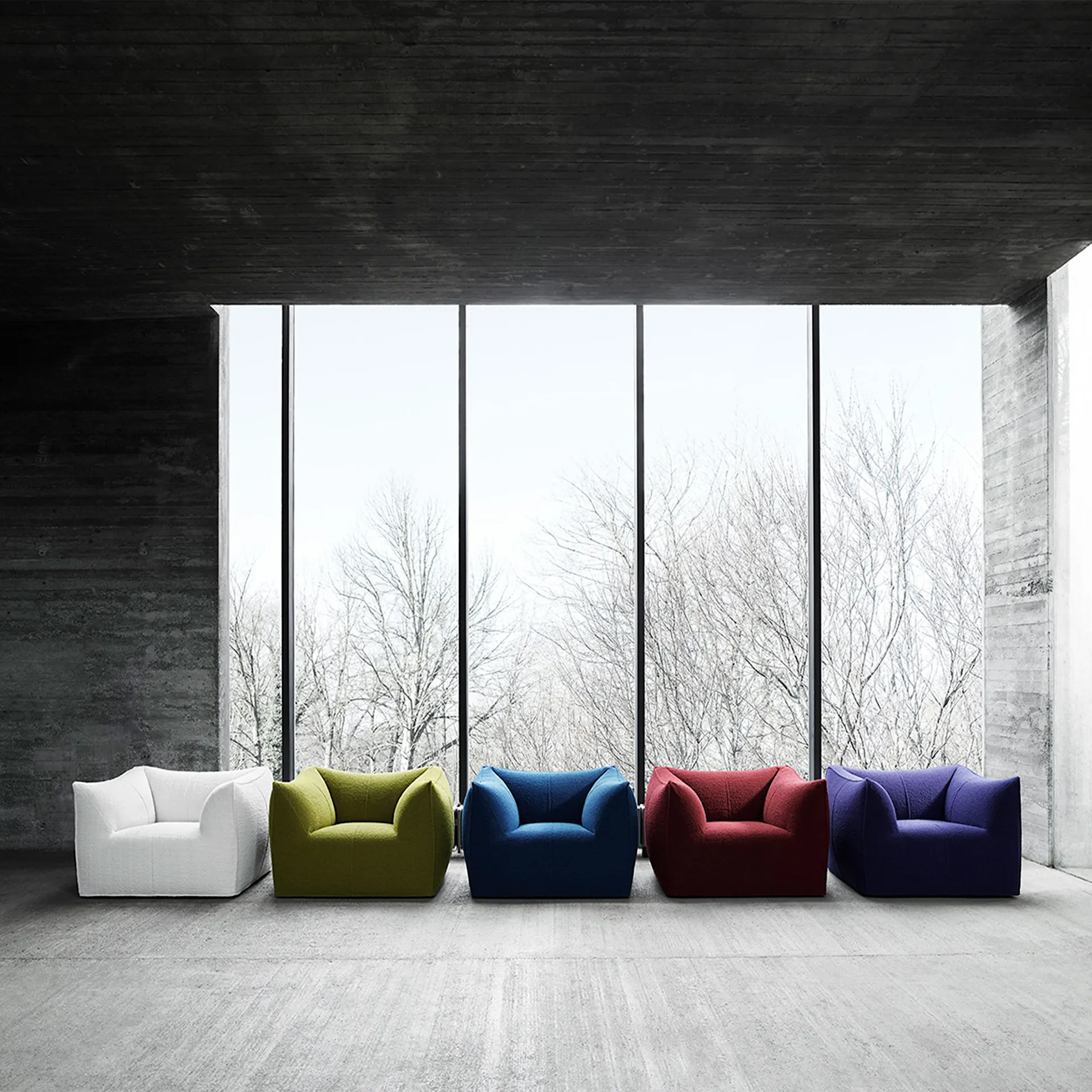 Le Bambole - Bambola Armchair - B&B Italia - Mario Bellini - NO GA