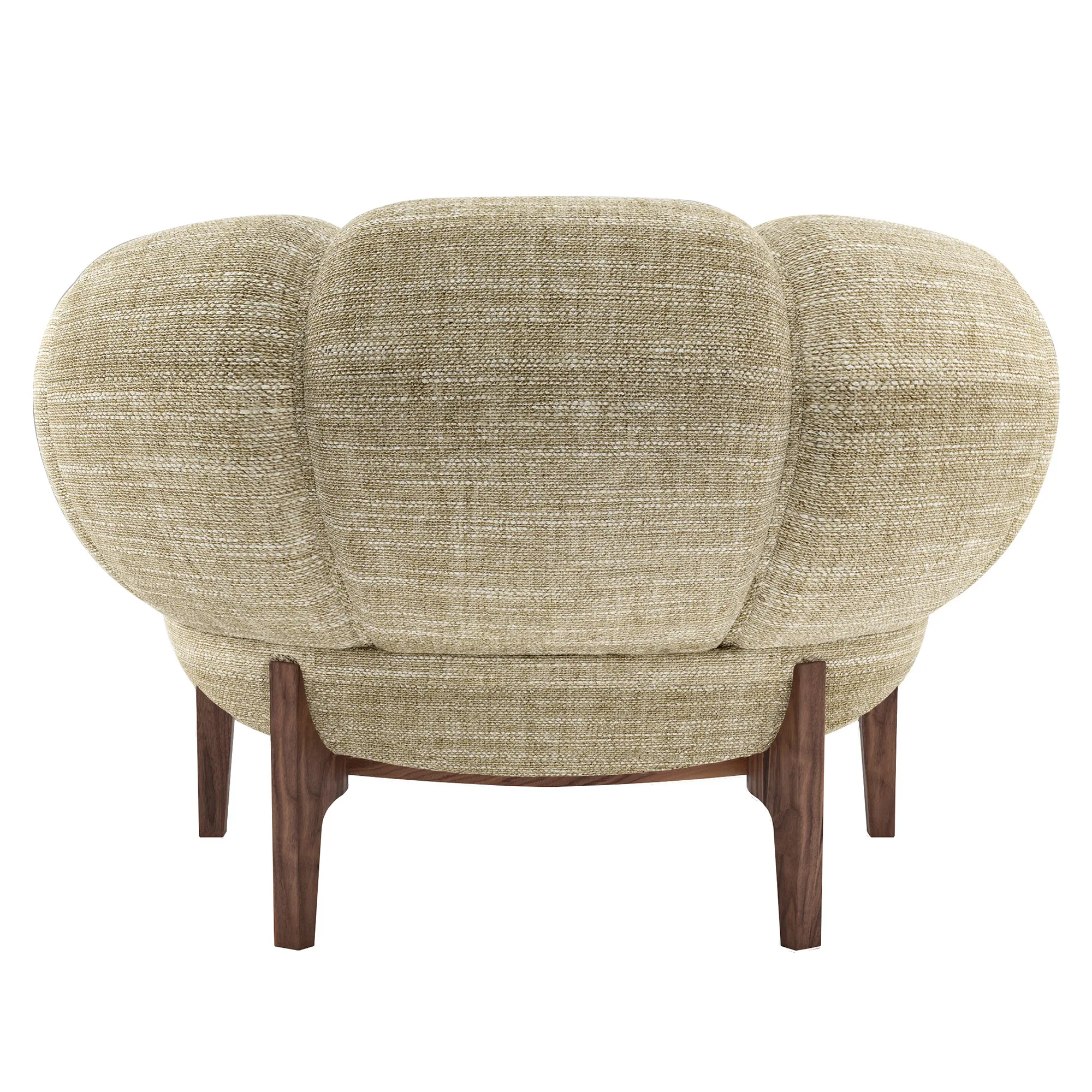 Croissant Lounge Chair Walnut - 3