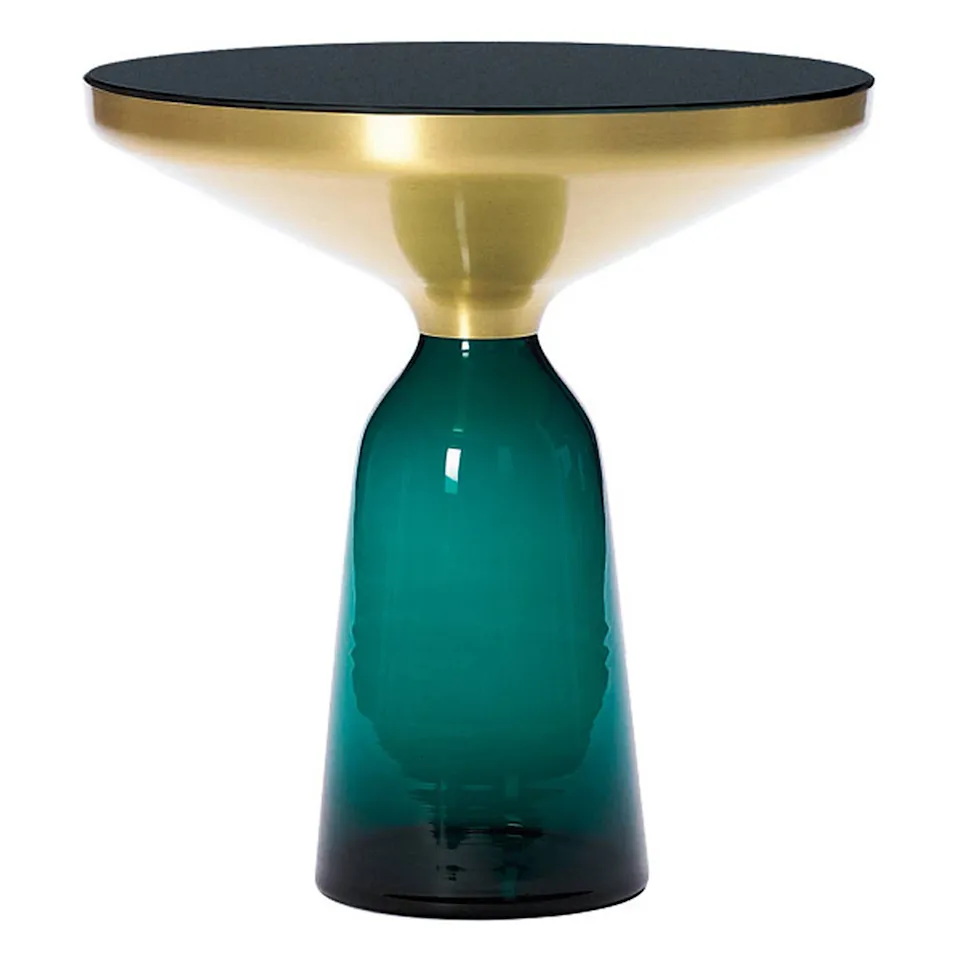 Bell Side Table Mässing/Emerald Green