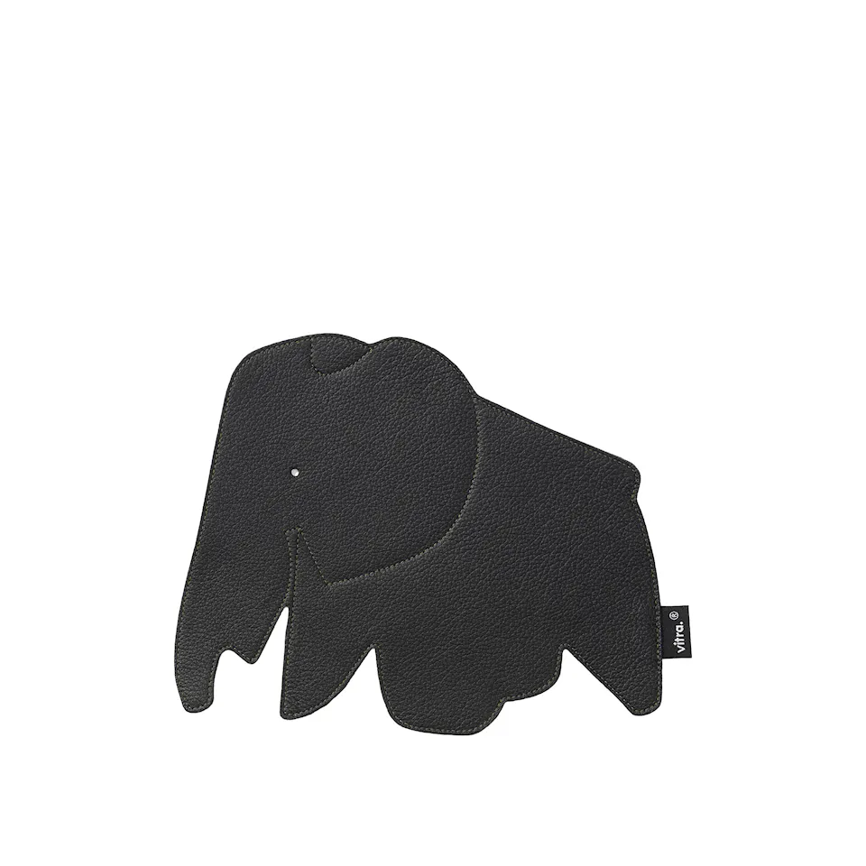 Elephant Pad / Musmatta - Nero, Material: Läder, Färg: nero