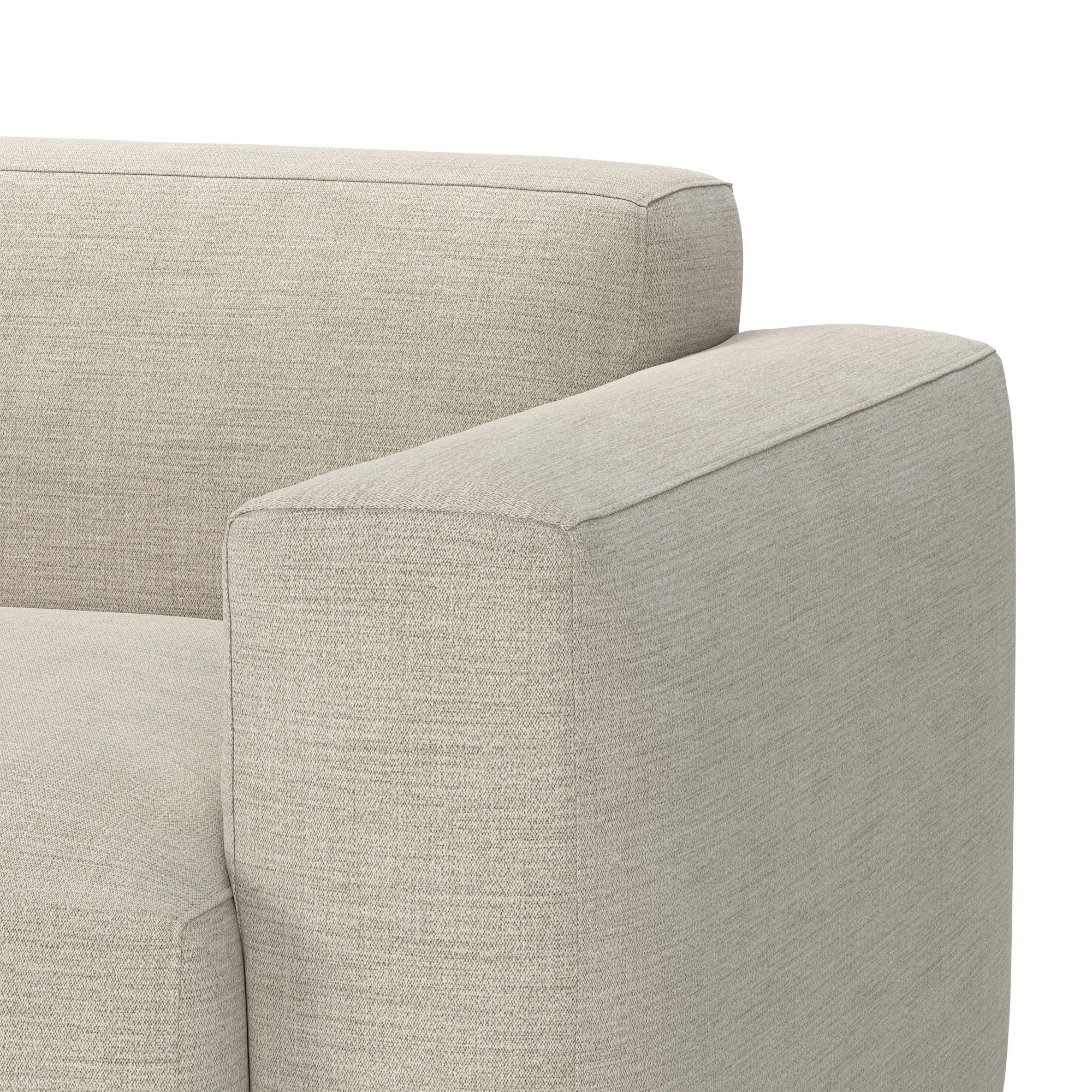 Brick 2-Seater Chaise Lounge Left - 2