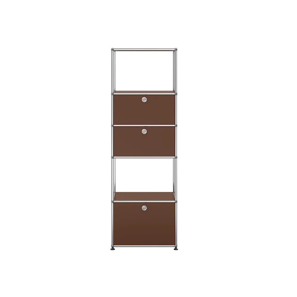 USM Haller 80 Shelving, Brown