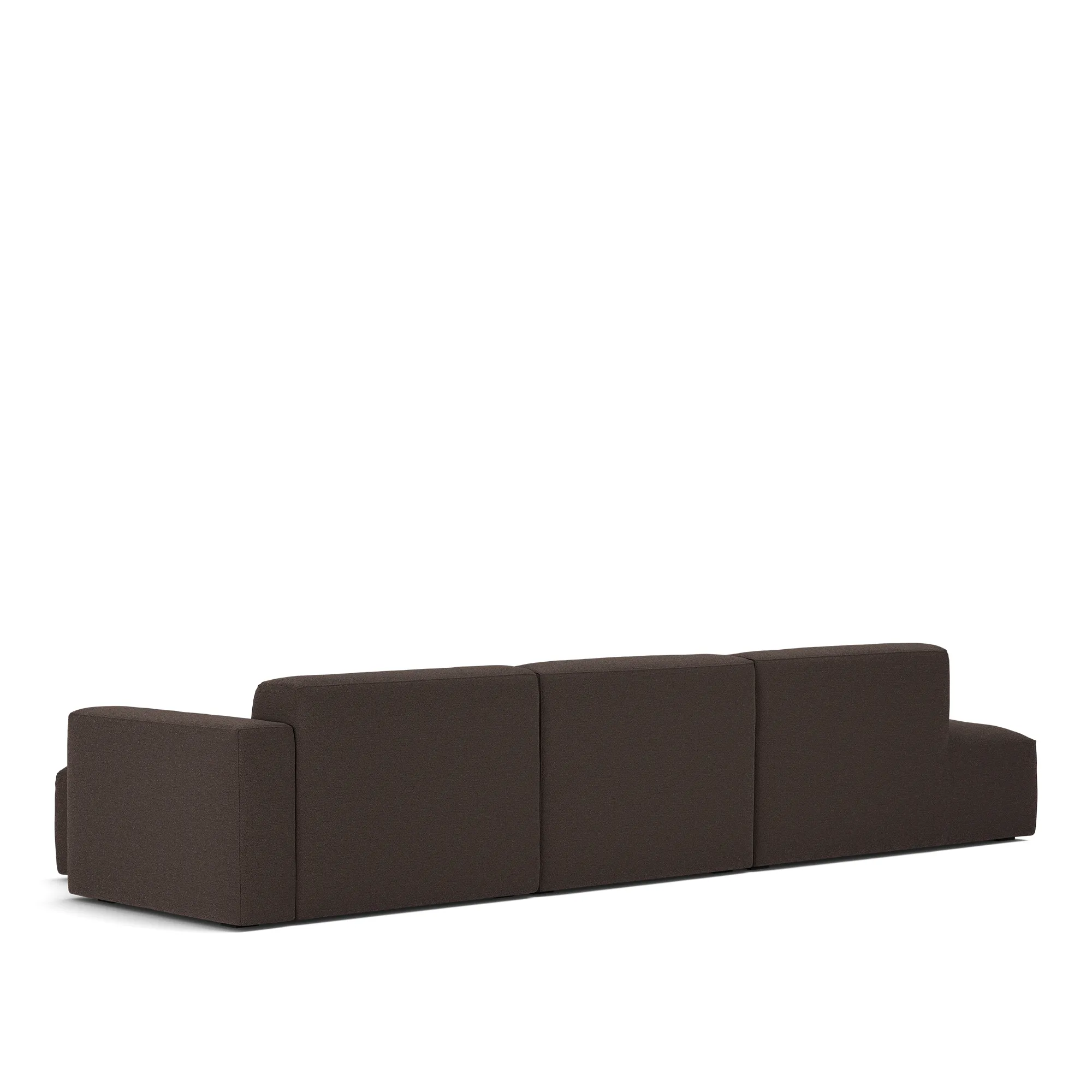 Brick 3-Seater Chaise Lounge Open End Left - 7
